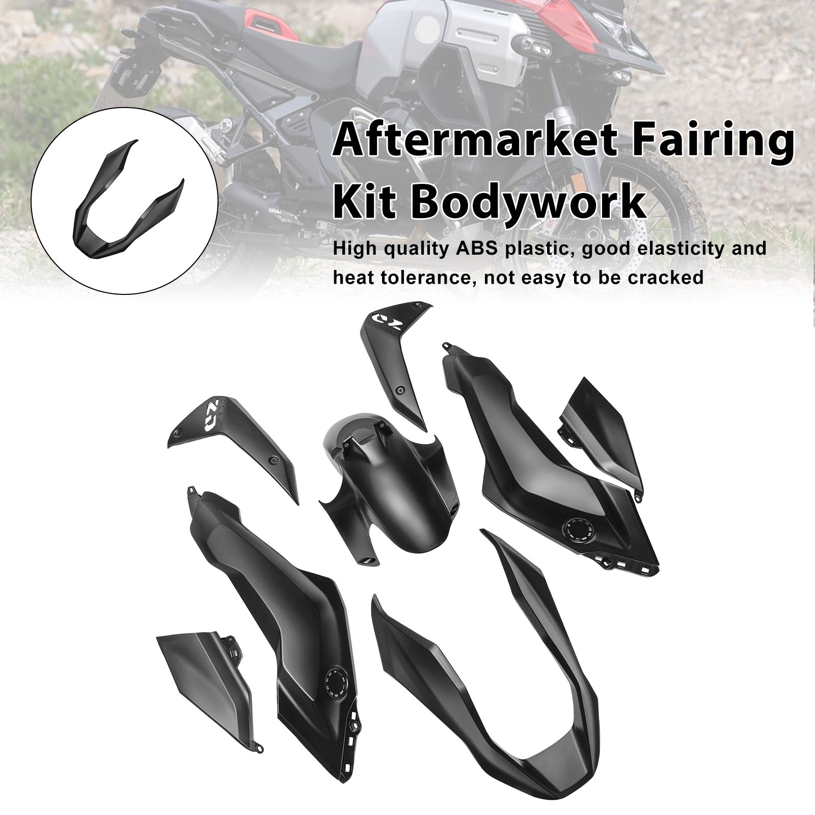 Injection ABS Plastic Bodywork Fairing Kit for BMW R1300GS 2024-2025 05#
