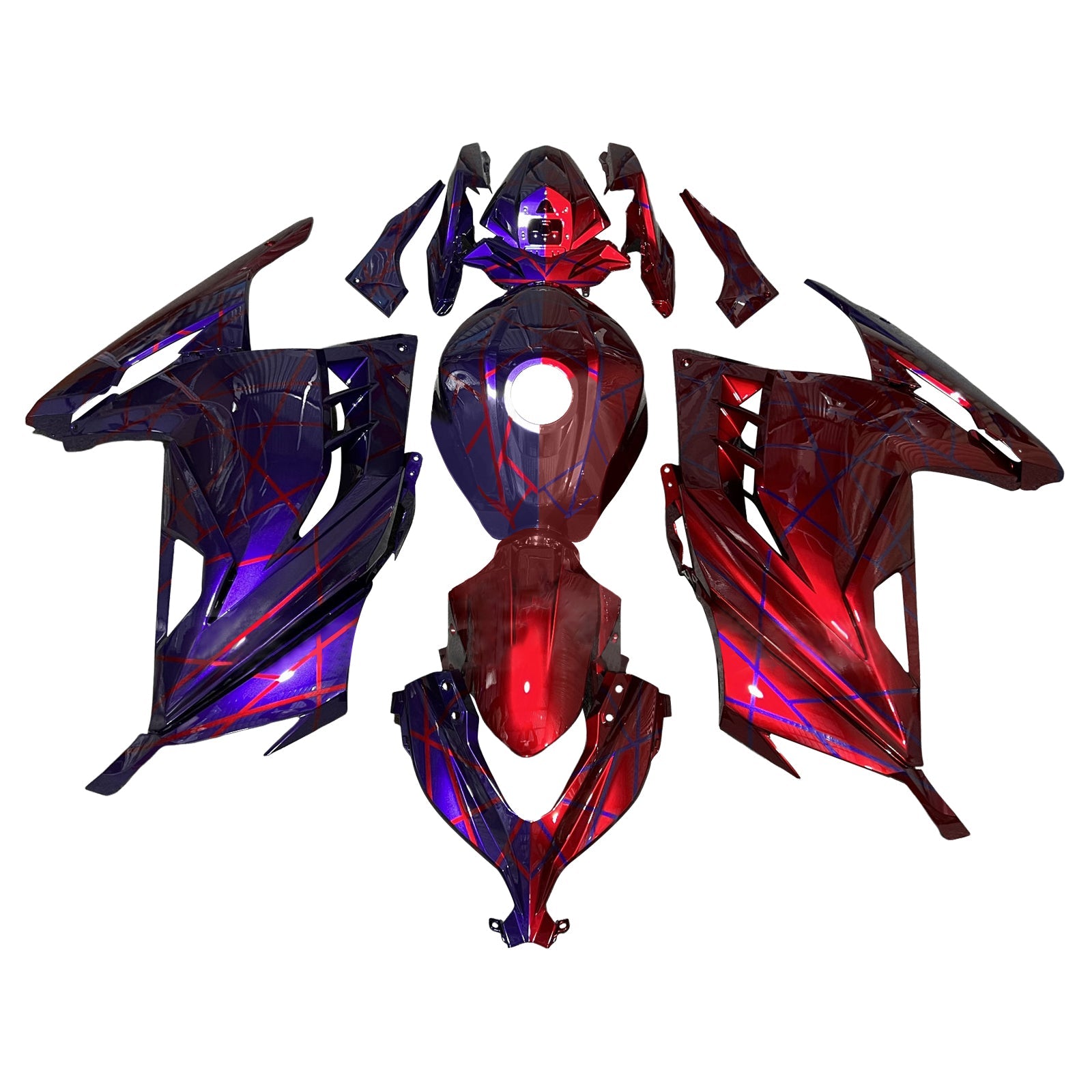 Injection Fairing Kit Bodywork Plastic ABS fit For Kawasaki EX300 Ninja300 2013-2024