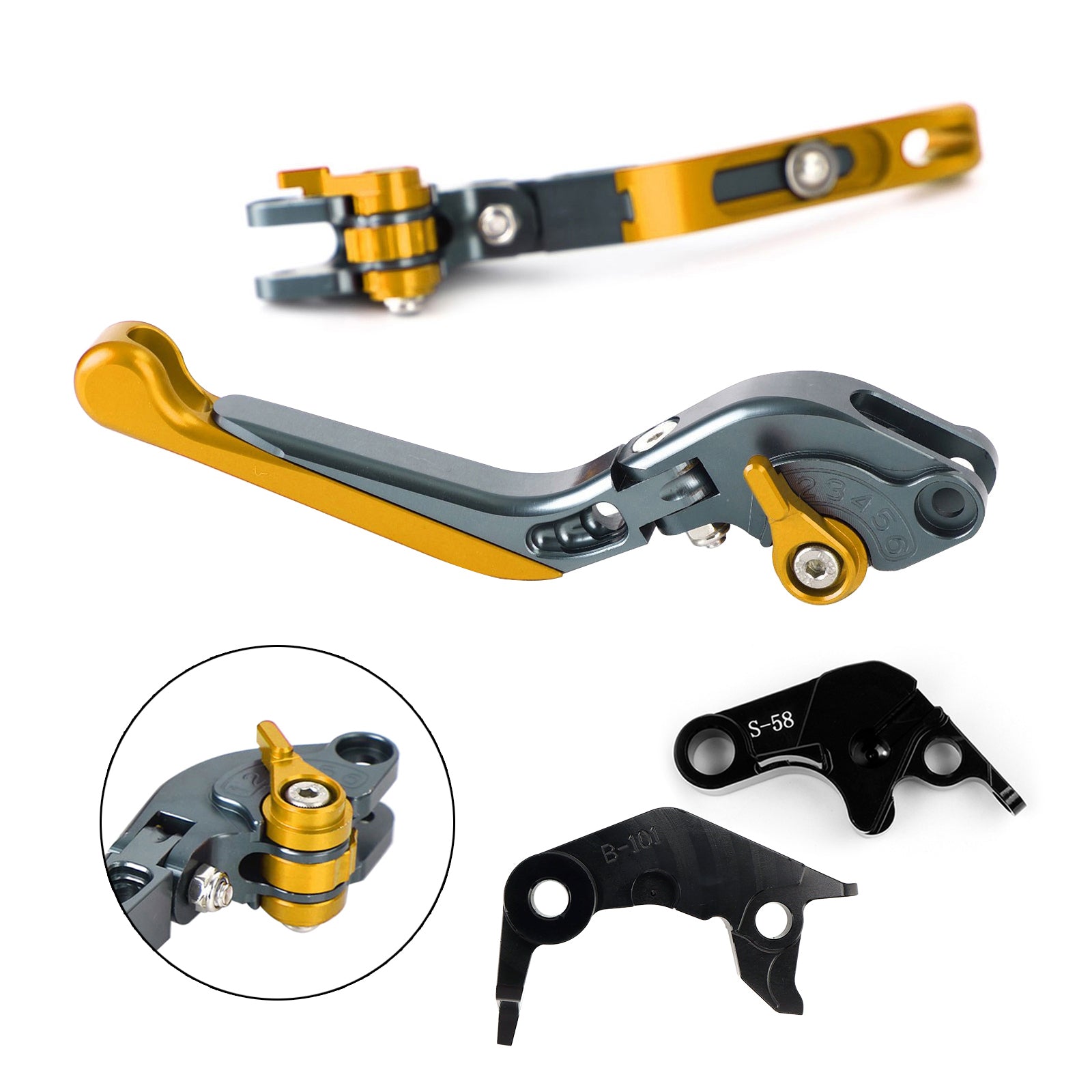 Adjustable Clutch Brake Lever fit for YAMAHA YZF R7 MT-10/SP FZ-10/SP 2022-23