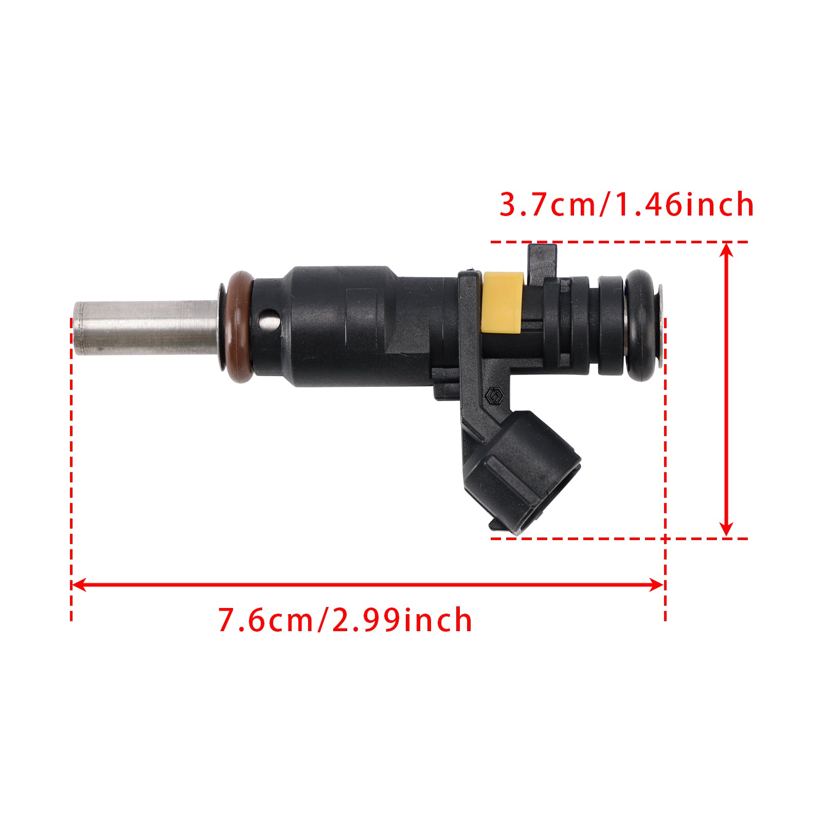 4Pcs Fuel Injector For Mini Cooper R55 R56 Peugeot 207/208 1.6 06-12 13537528176