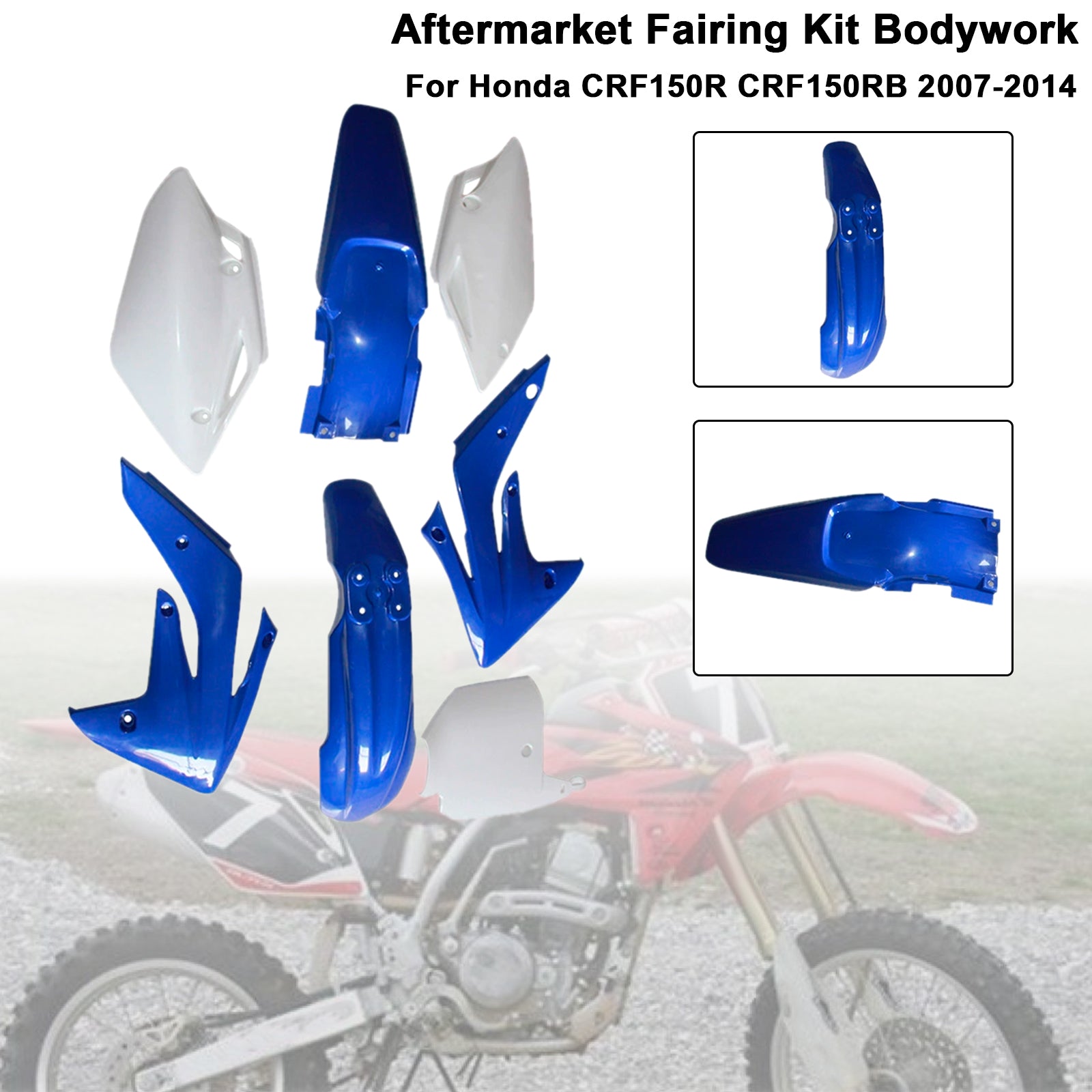 2007-2014 Honda CRF150R/RB Body Plastic Kit Fender Fairing