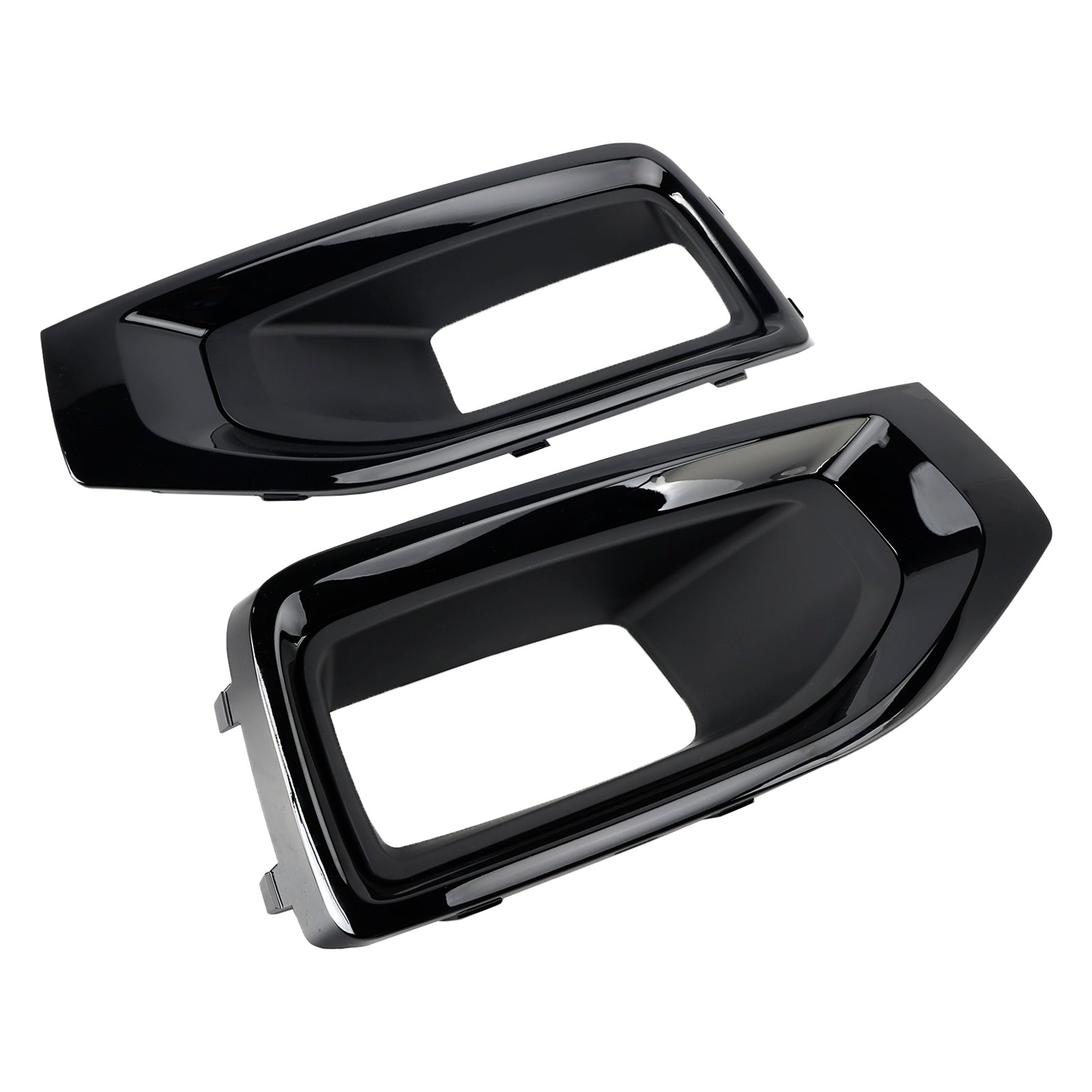 2019-2020 Yukon XL Fog Light Lamp Cover Gloss Black Trim Pair 22936426