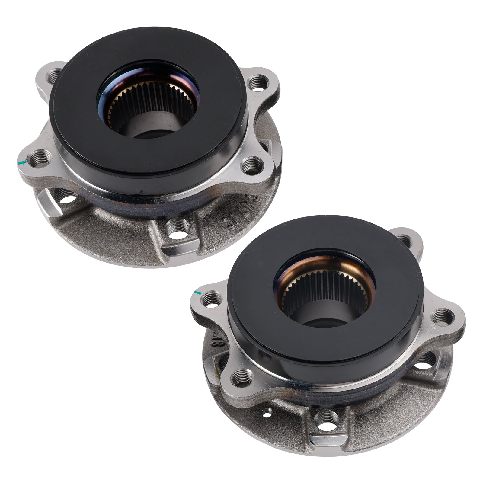 Audi A4 8K A6 C7 A5 8T A8 4H Q5 2x Front Wheel Hub Flange+Bearing+Bolts Kit 4H0498625D