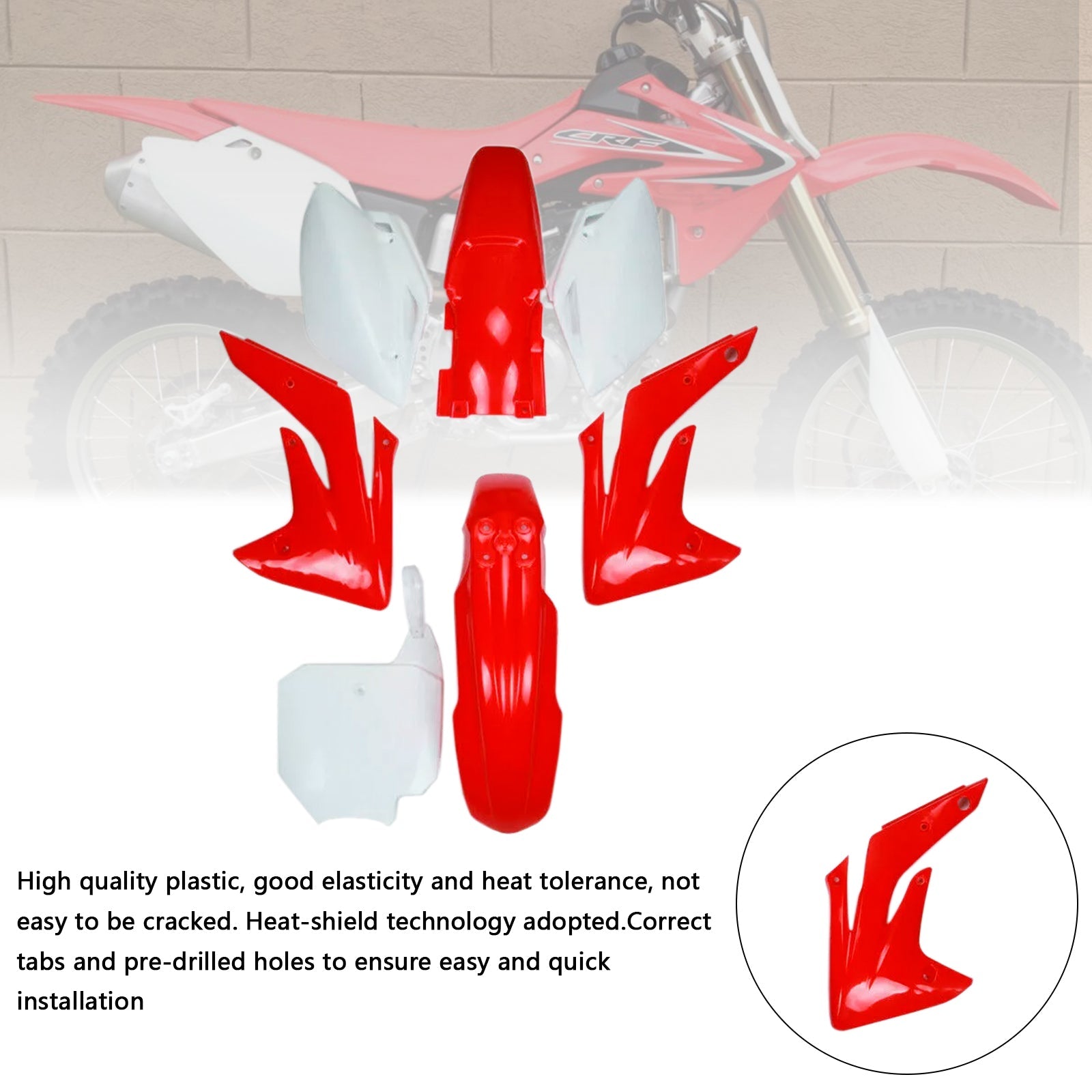 2007-2014 Honda CRF150R/RB Body Plastic Kit Fender Fairing