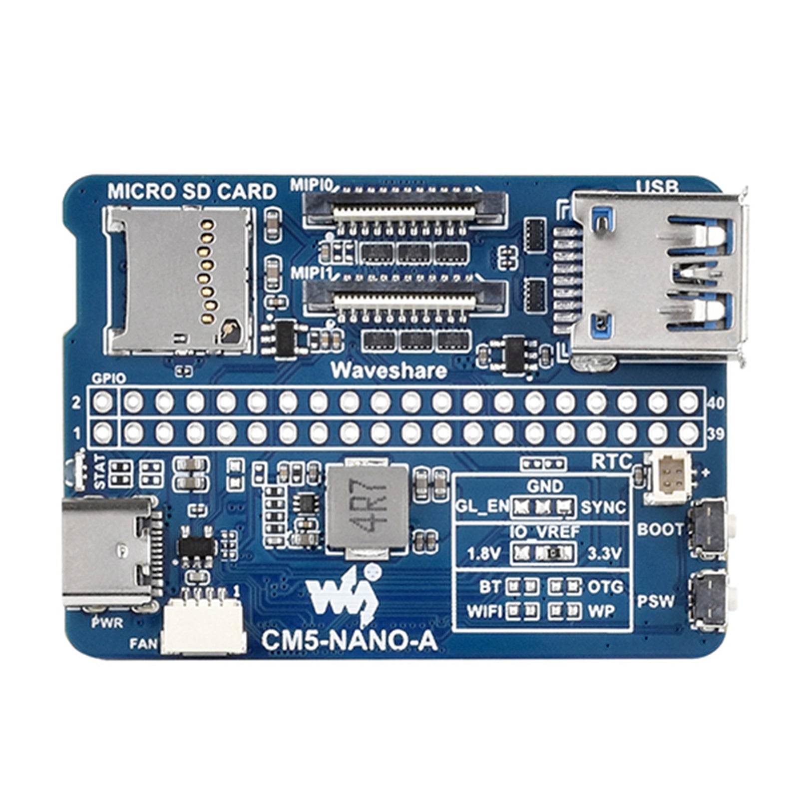 Raspberry CM5 Compute Module IO Baseboard 5 Expansion Board NANO Type A Type B