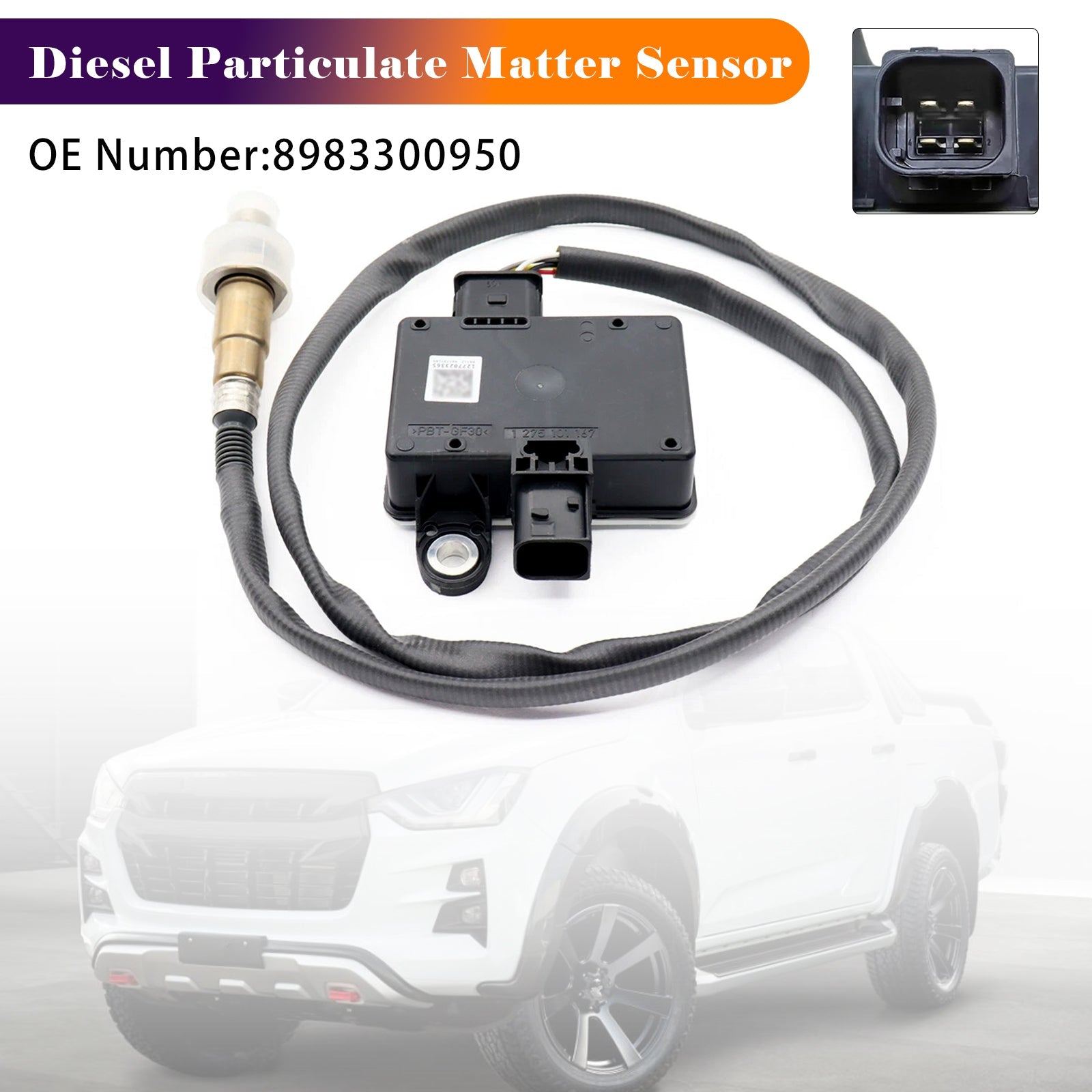 8983300950 Particulate Matter Sensor PM Sensor For Isuzu D-MAX