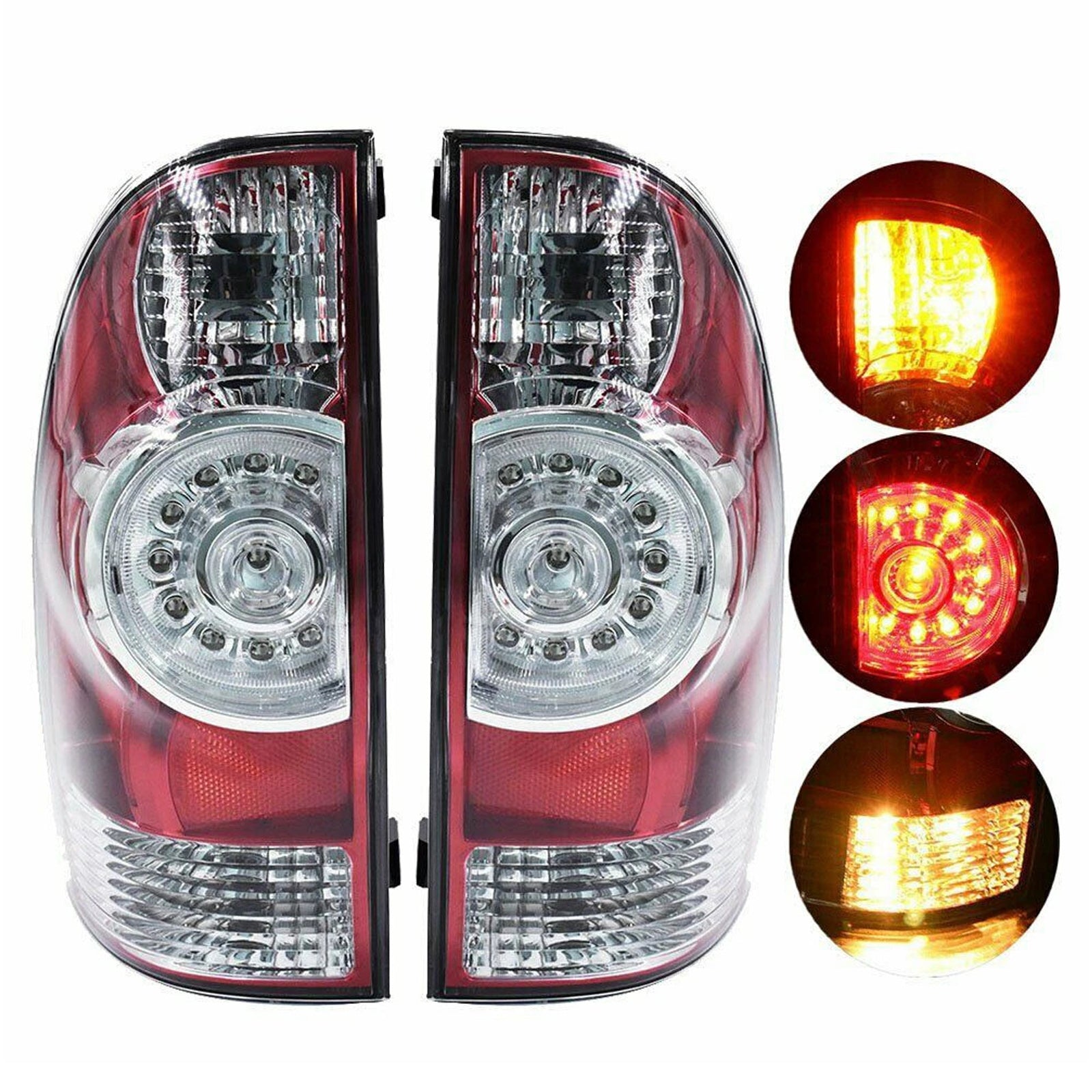2015 Toyota Tacoma TRD Pro Crew Cab Pickup 4-Door LED Tail Lights Brake Lamp 8156004150 8155004160