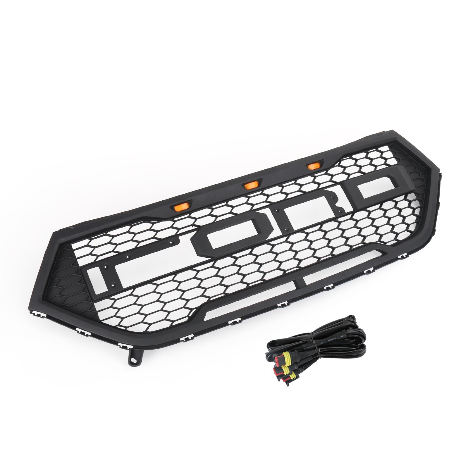 Raptor Style Front Bumper Grill Upper Grille Fit Ford Edge 2015-2018 Black