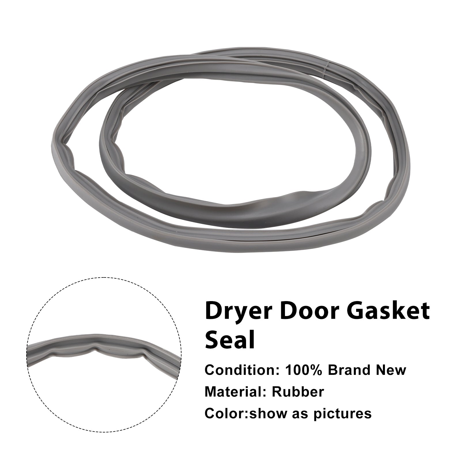 Dryer Door Gasket Seal DC62-00262A For Samsung Dryers