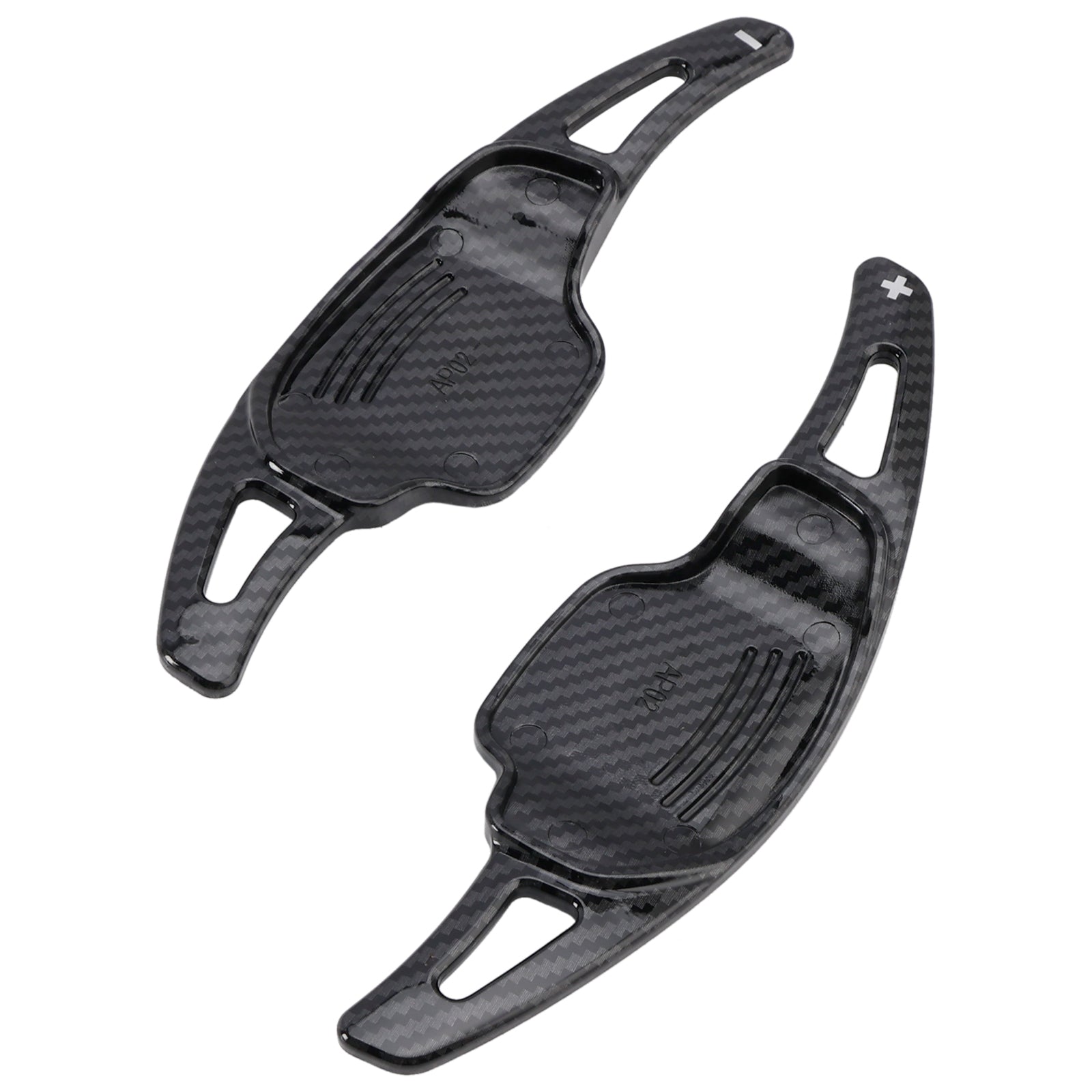 Carbon Look Steering Wheel Paddle Shifter Extension Covers Fit Chevy Camaro