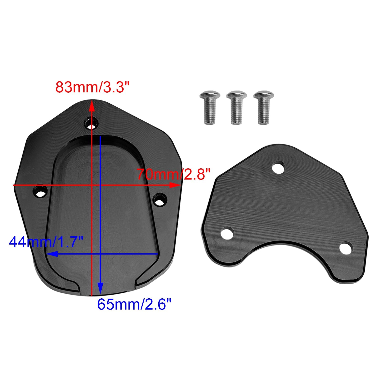 2022-2025 Tiger Sport 660 Kickstand Enlarge Plate Pad fit for