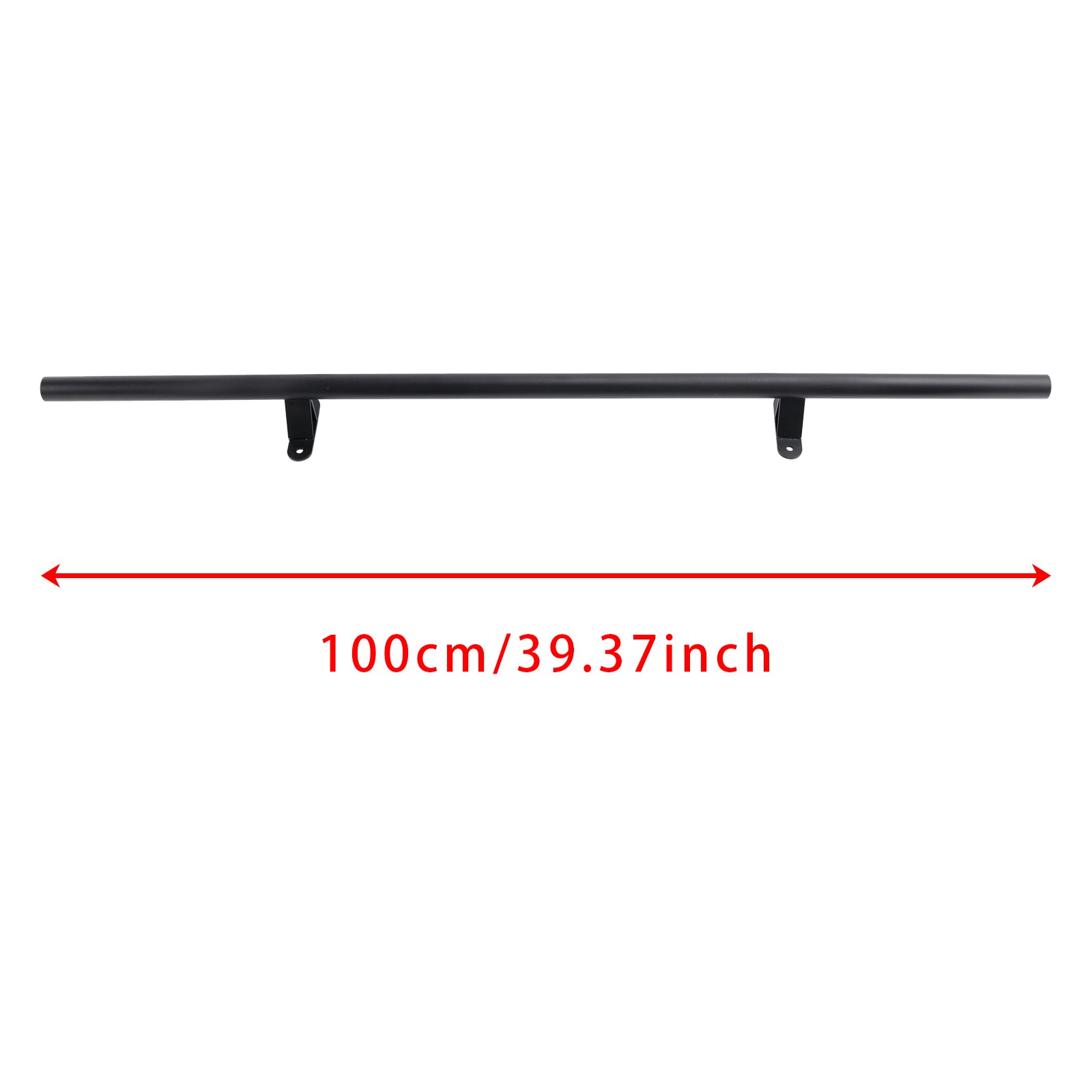 Rolling Library Sliding Ladder Hardware Kit with Brake 3.3FT Round Tube