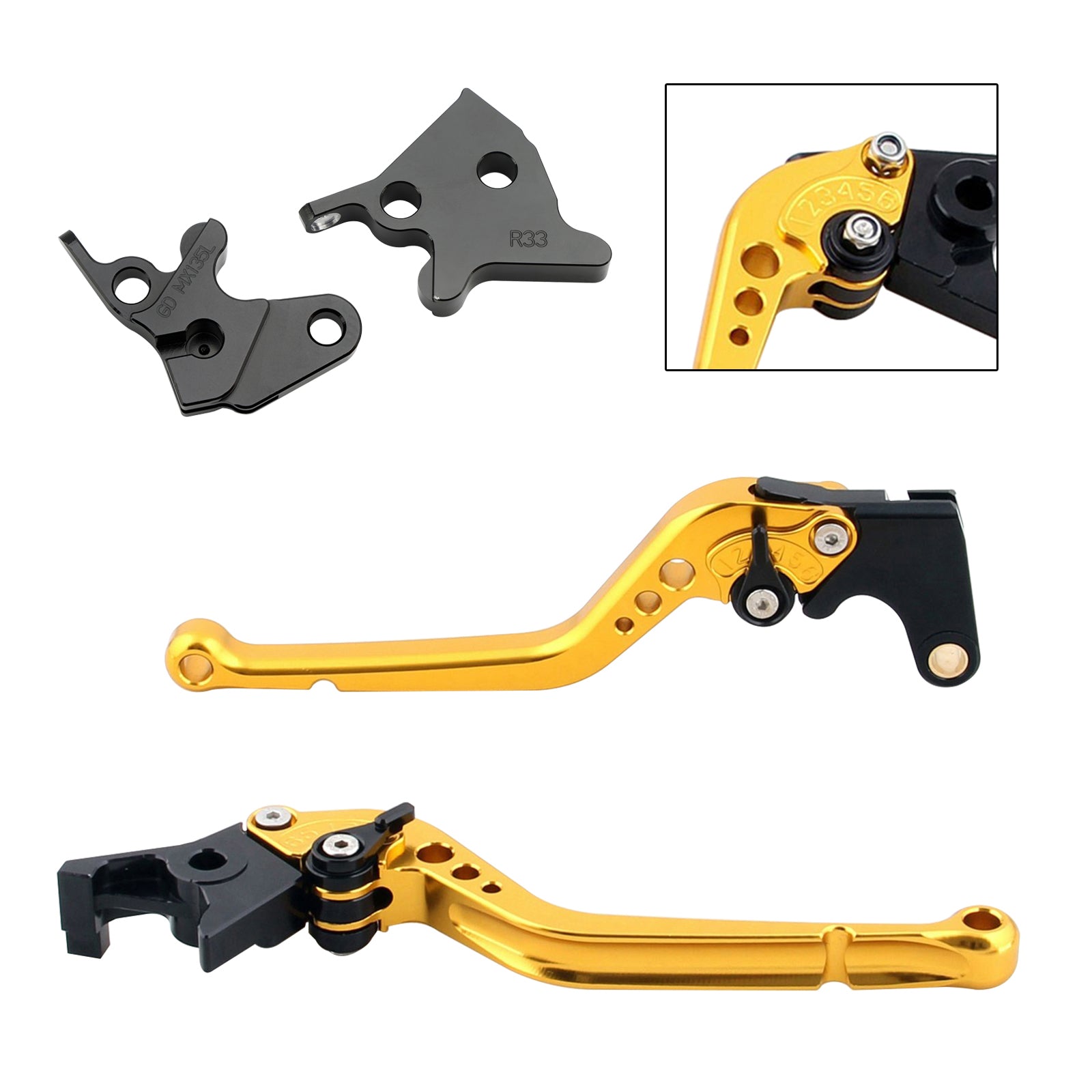 2005-2014 야마하 YBR125 롱 클러치 브레이크 레버