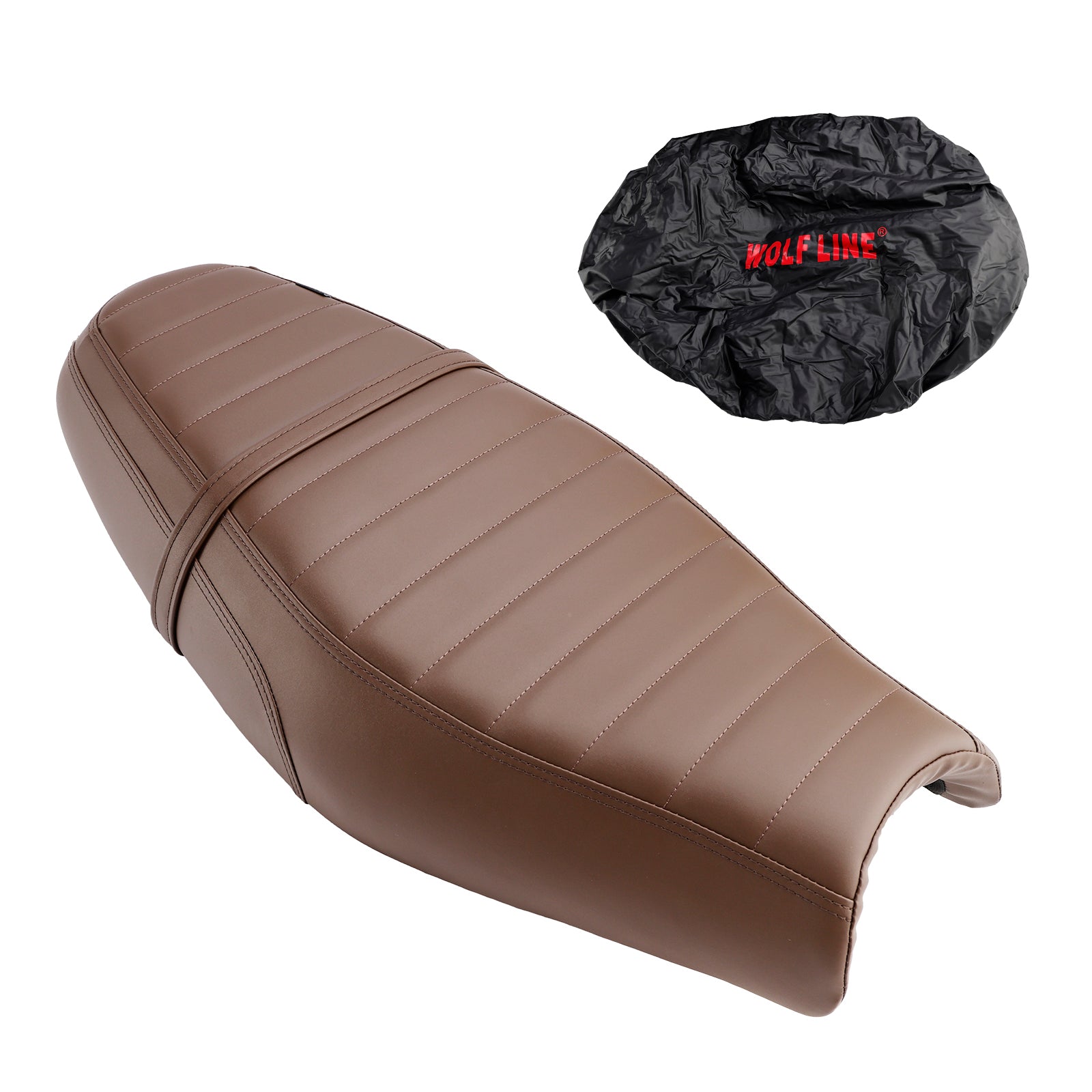 Replace Front Rear Driver Passenger Seat Blackc For Street Twin Speed Twin 900 BrownC