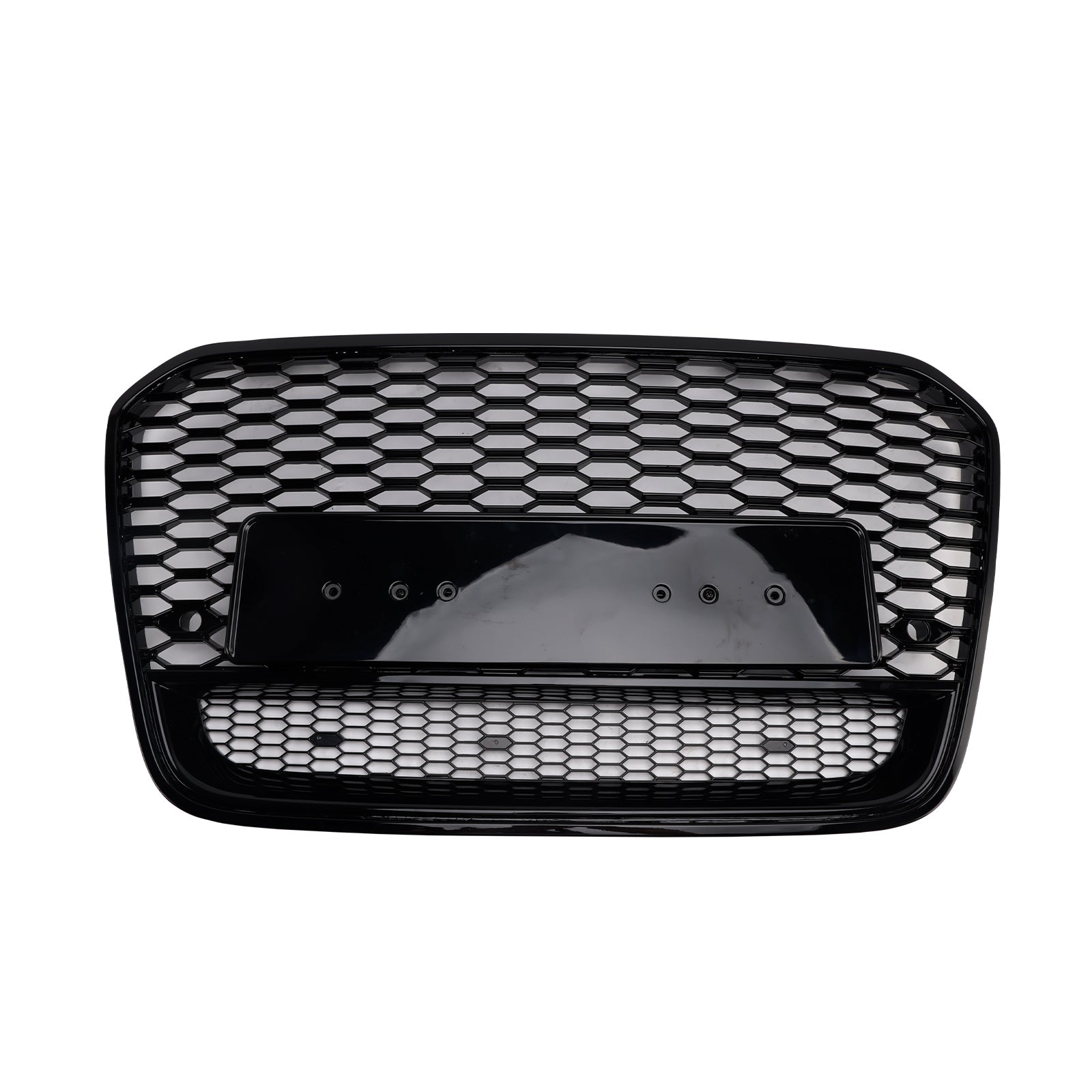 RS6 Style Front Mesh Honeycomb Grill Grille Fit Audi A6 S6 C7 2012-2015