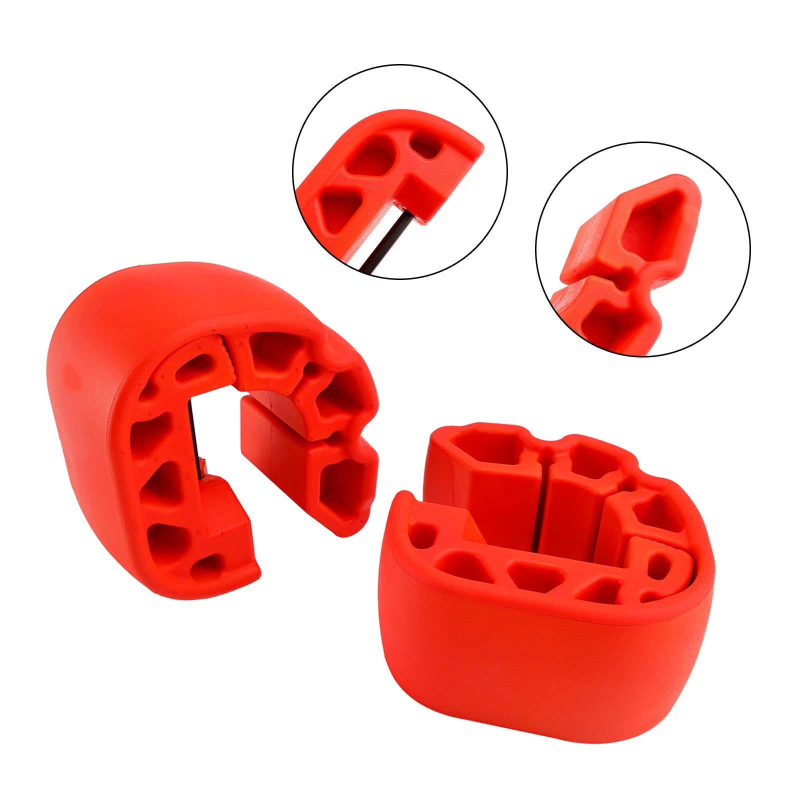 Watercraft Buffer Snap-In Fender Bumper 295100418 Red For Sea-Doo Spark Gtr Gtx