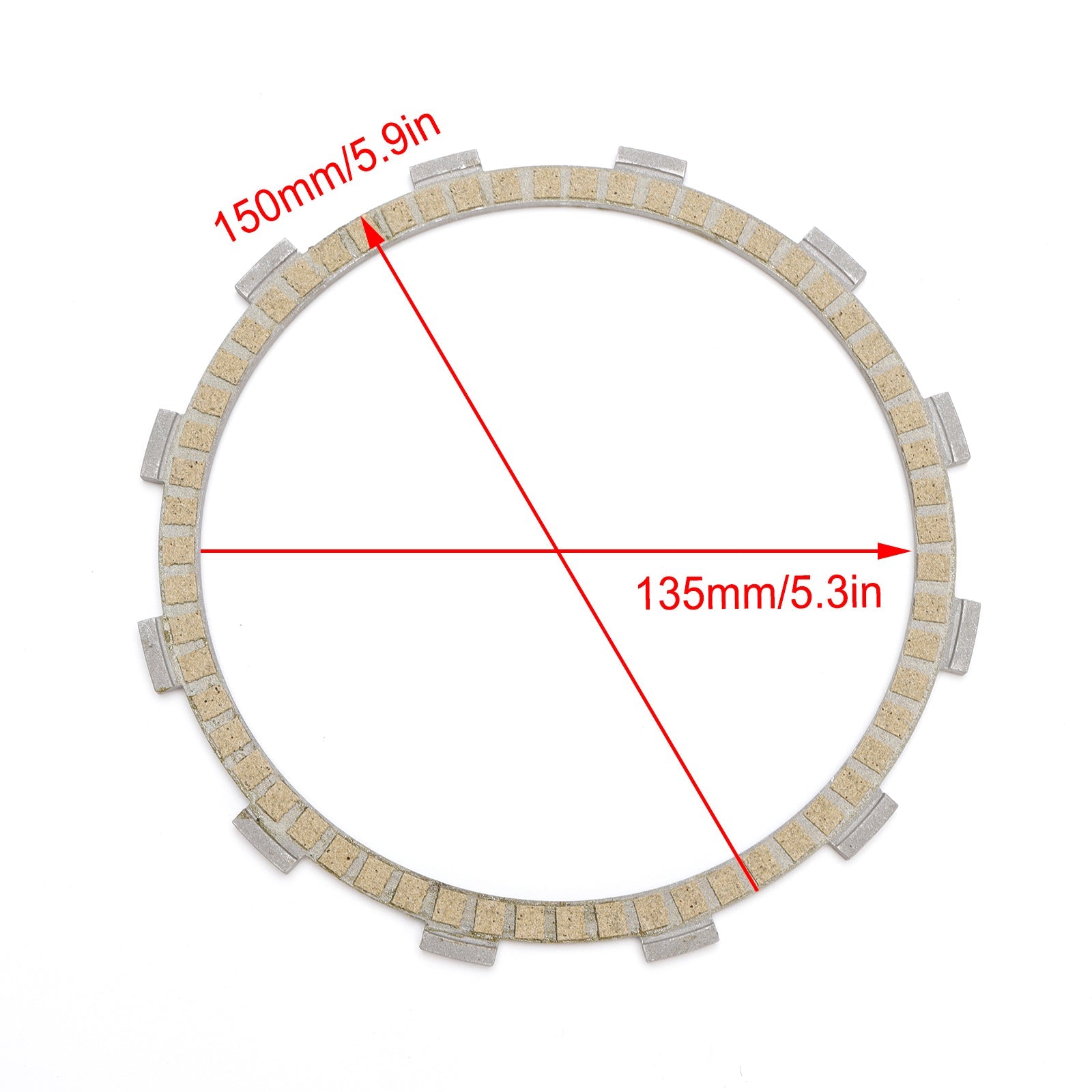 Clutch Friction Plate Kit fit for Suzuki DL1000 V-Strom 1000 SV1000S 2003-2007