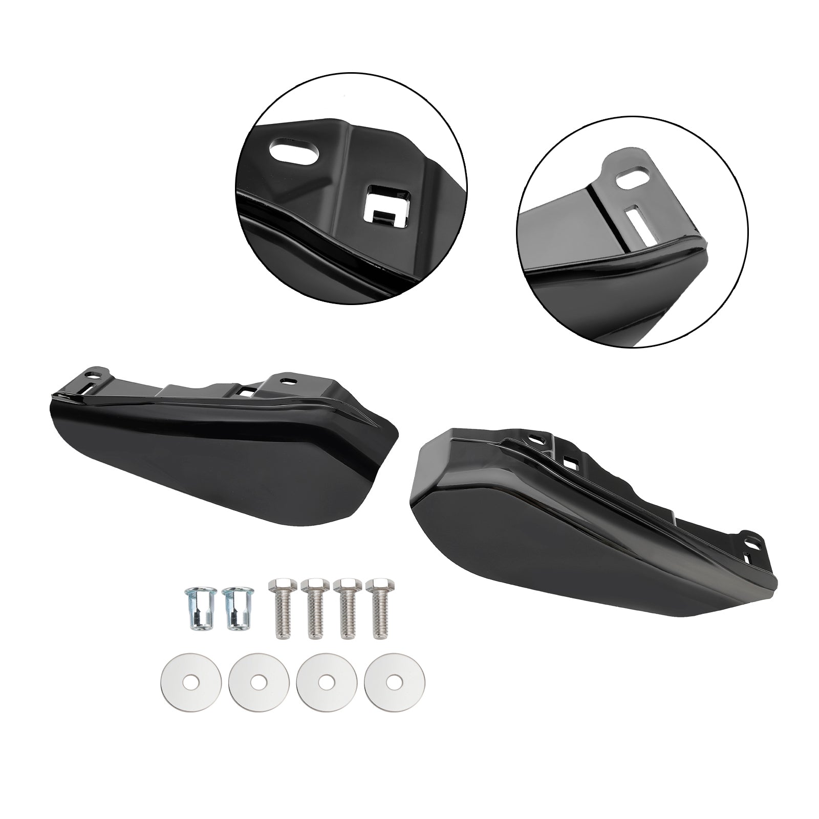 Mid-Frame Air Heat Deflector fit for Touring CVO Street Glide Road Glide 23-2024