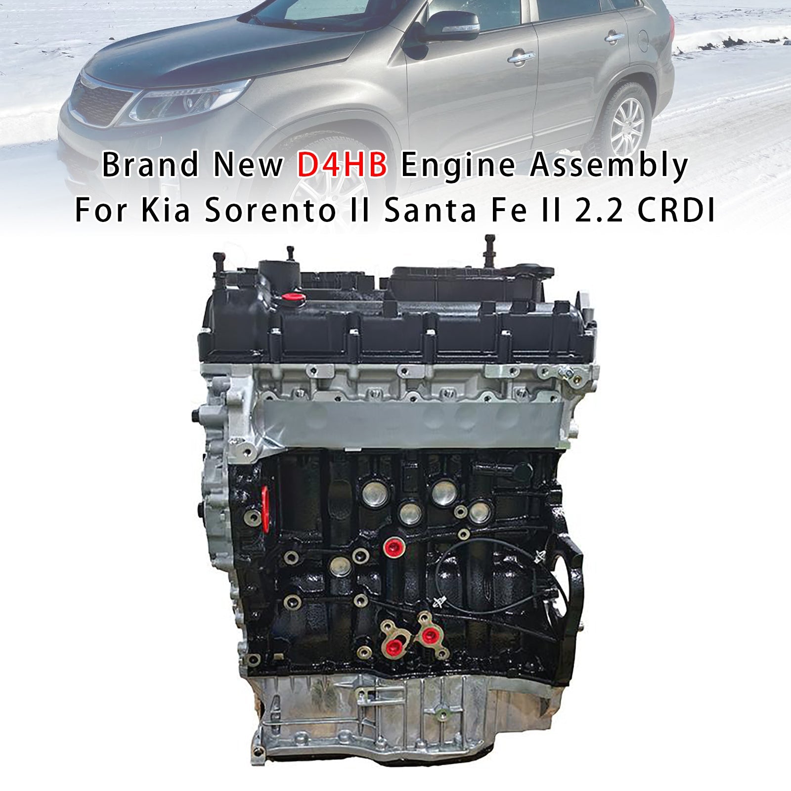 Brand New D4HB Engine Assembly For Kia Sorento II Santa Fe II 2.2 CRDI