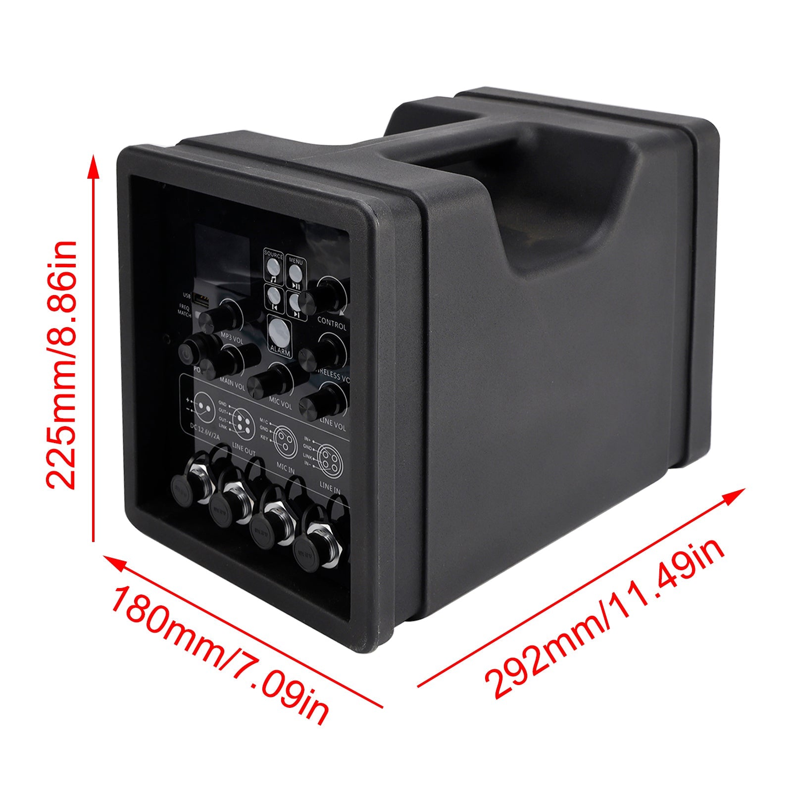 CX-10 Portable Megaphone Wireless Portable PA Speaker System Bluetooth FM Loudspeaker