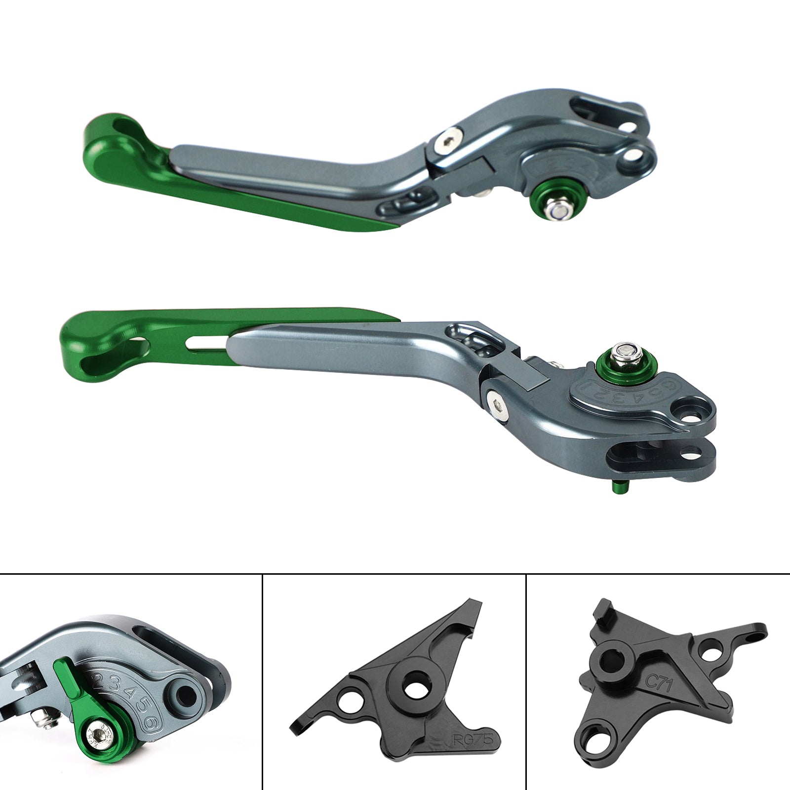 BMW R Nine T /Pure /Racer 2017-2023에 적합한 조절 식 클러치 브레이크 레버