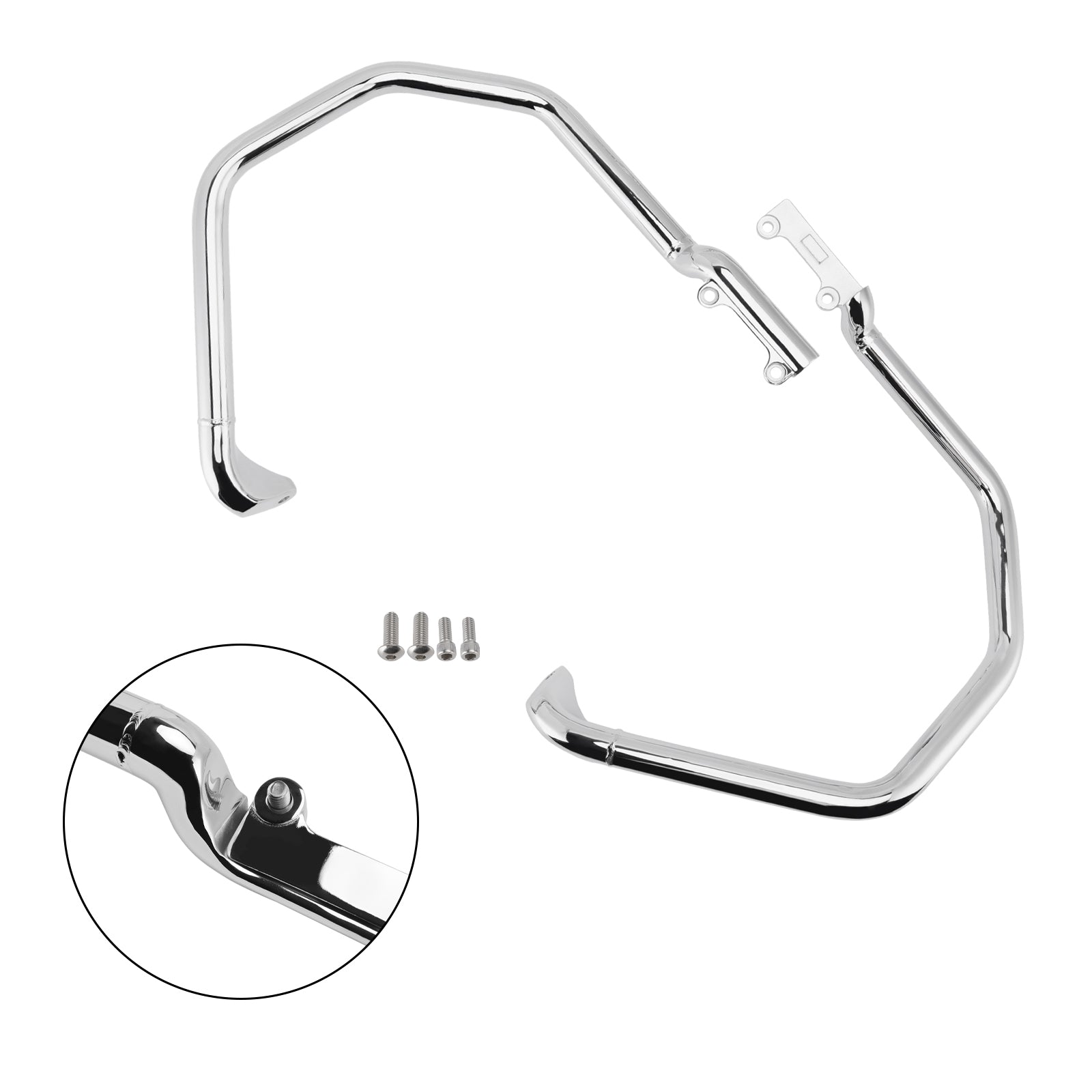 2014-2023 Indian Roadmaster Engine Guard Crash Bar Frame Protector Bumper Chrome