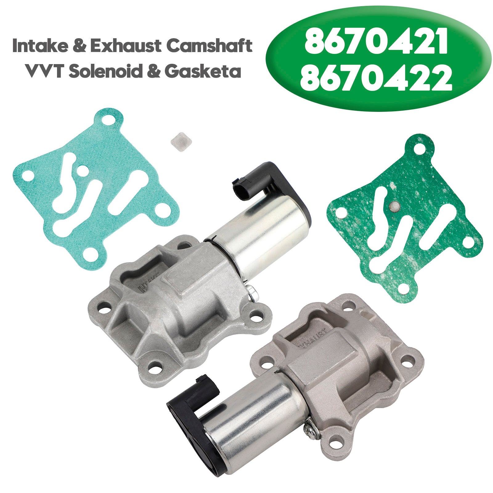 Intake & Exhaust Camshaft VVT Solenoid & Gasket for Volvo C70 V70 XC70 S80