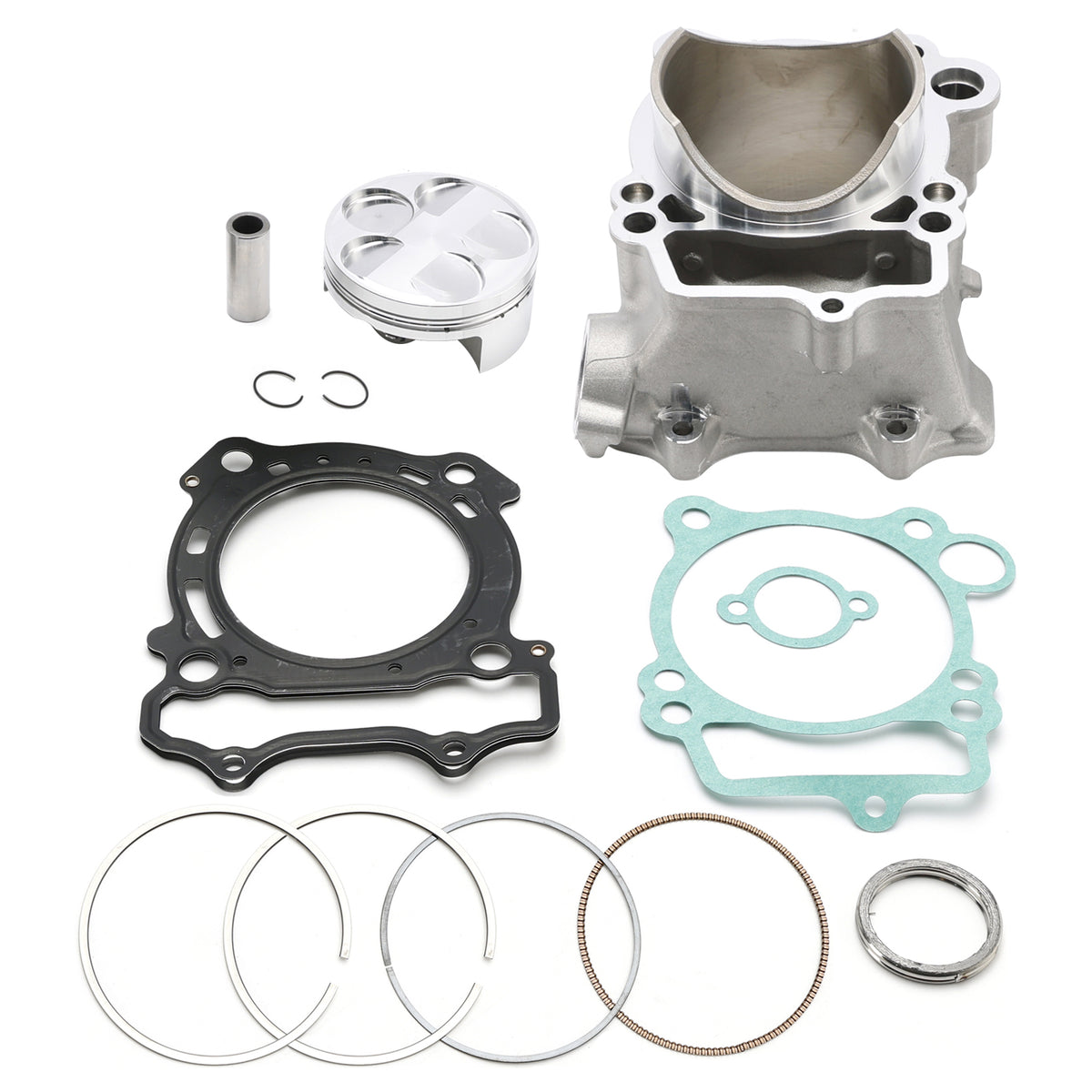 77mm Cylinder Piston Top End Rebuild Kit for Yamaha YZ250F WR250 YZ 250F 2001-2013 5XC-11311-20, 5XC-11311-10, 5XC-11311-01 5NL-11631-10, 5NL-11631-20