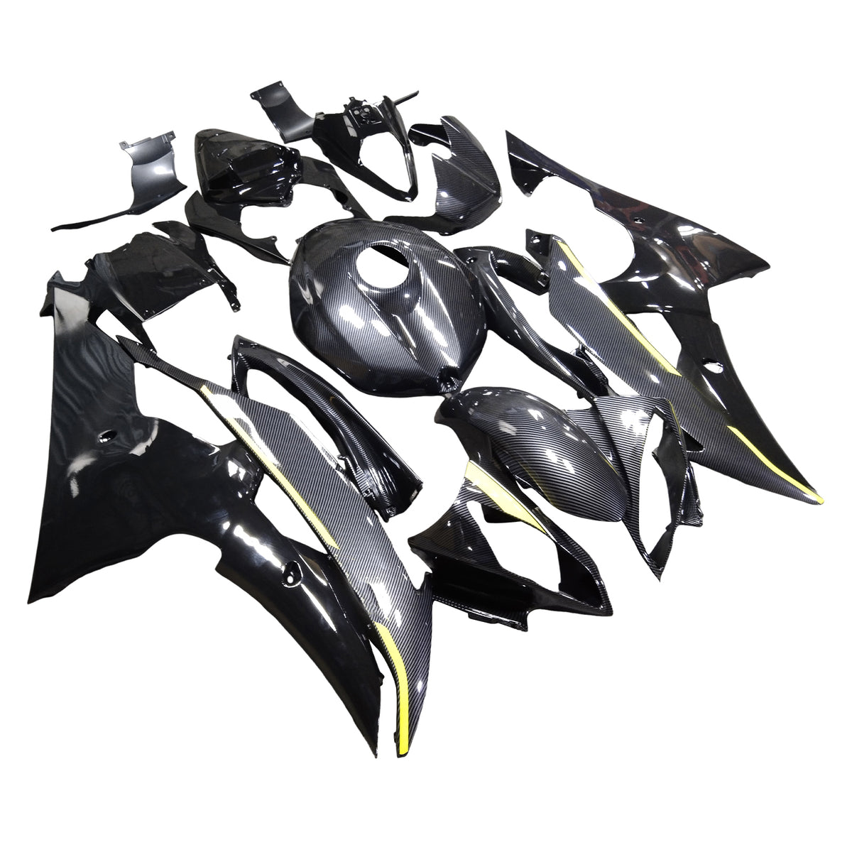 Injection Fairing Kit Bodywork Plastic ABS For Yamaha YZFR6 YZF-R6 2008-2016