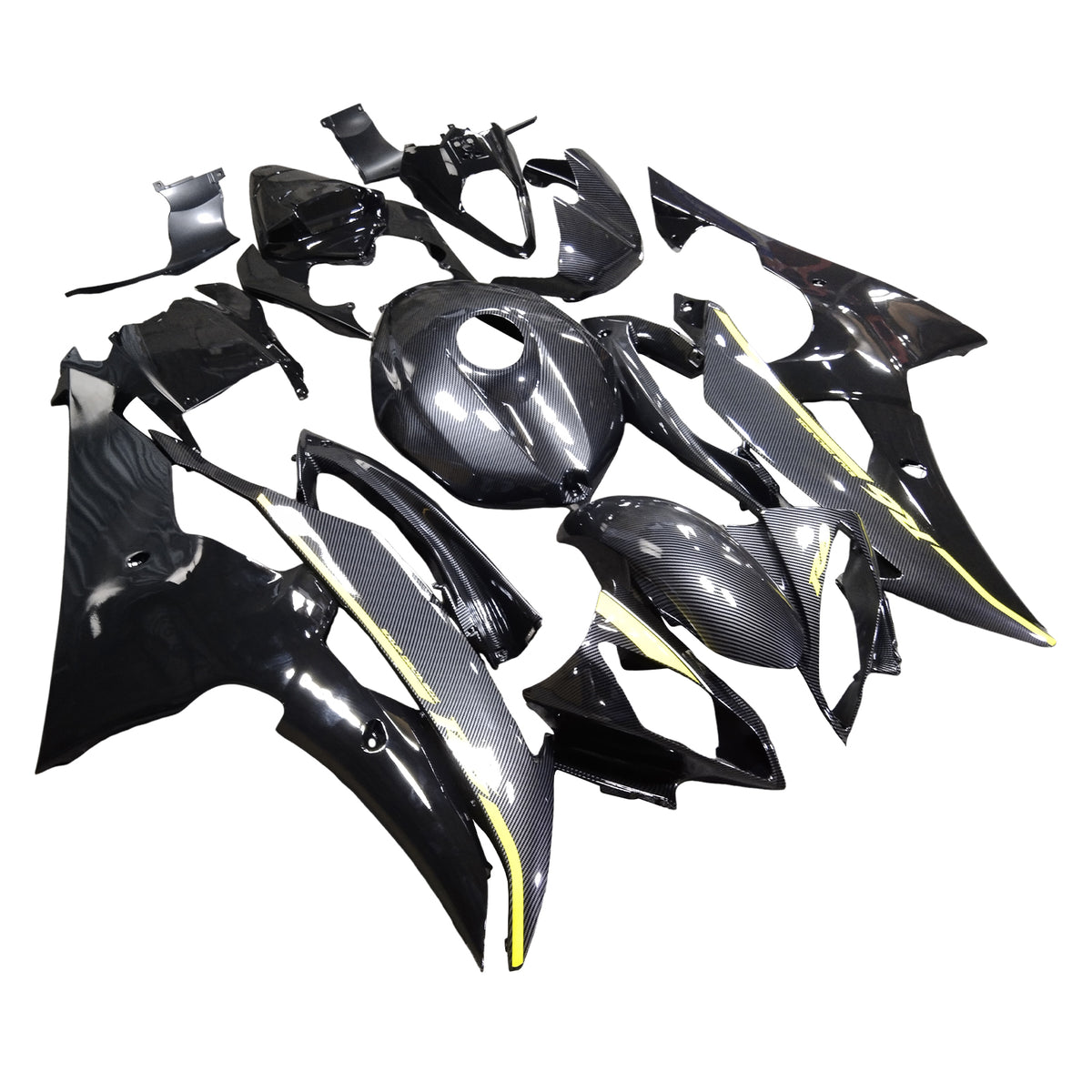 Injection Fairing Kit Bodywork Plastic ABS For Yamaha YZFR6 YZF-R6 2008-2016