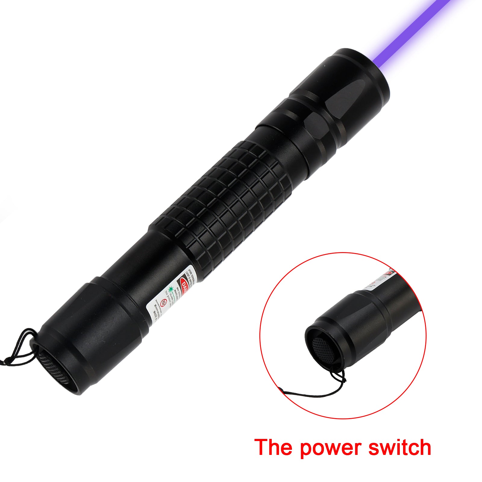 5MW 405NM Azul Púrpura Puntero Láser Pluma Luz de Haz Visible