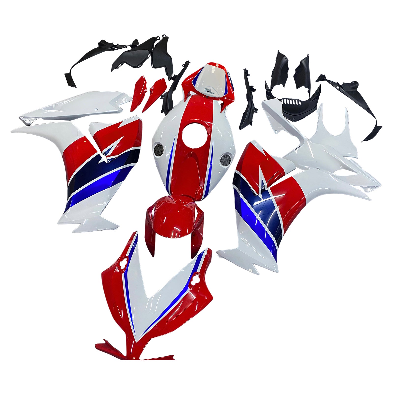 페어링 2012-2016 혼다 CBR1000RR HRC 화이트 레드 블루 제네릭