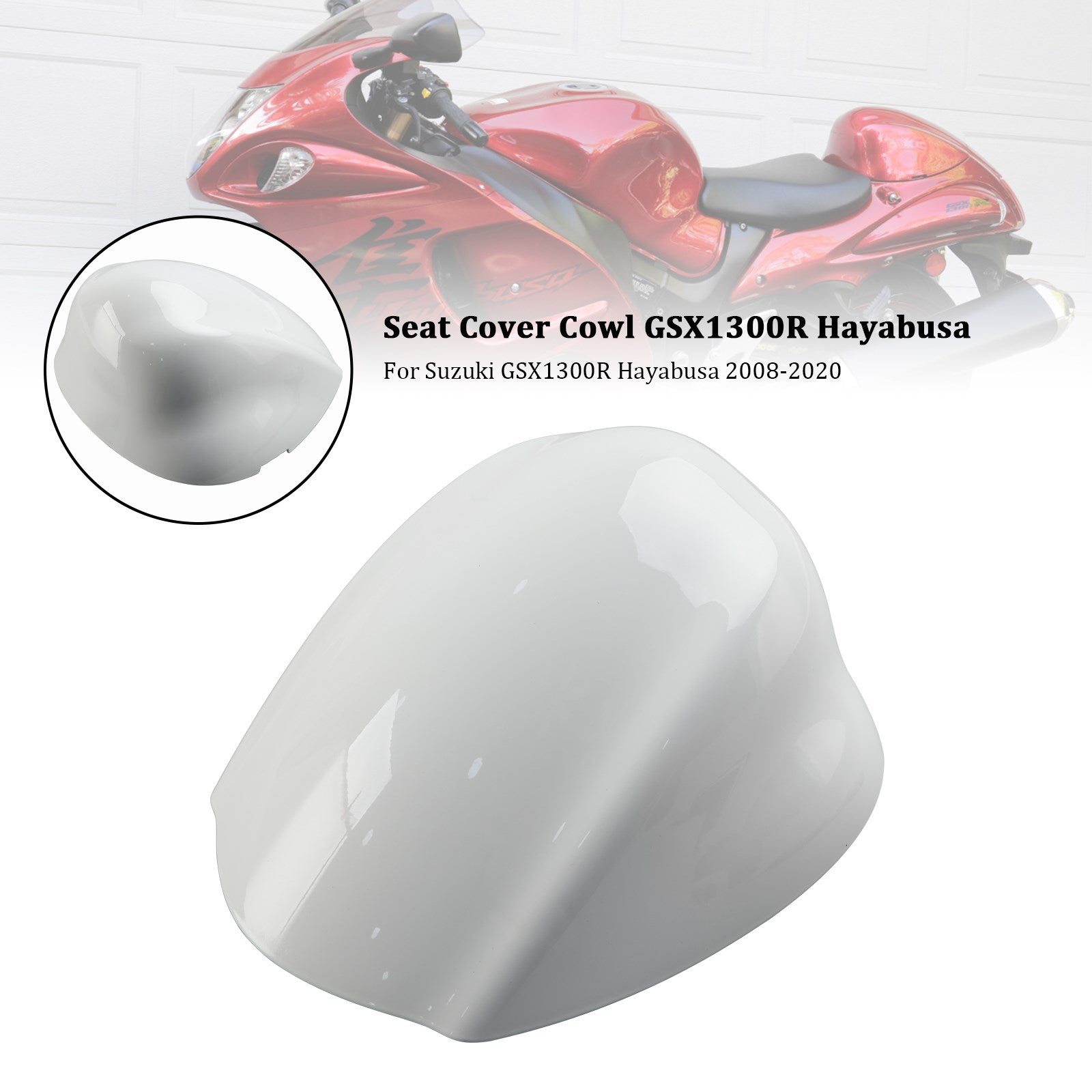 Rear Seat Fairing Cover For Suzuki GSX1300R GSX-R1300 Hayabusa 2008-2020
