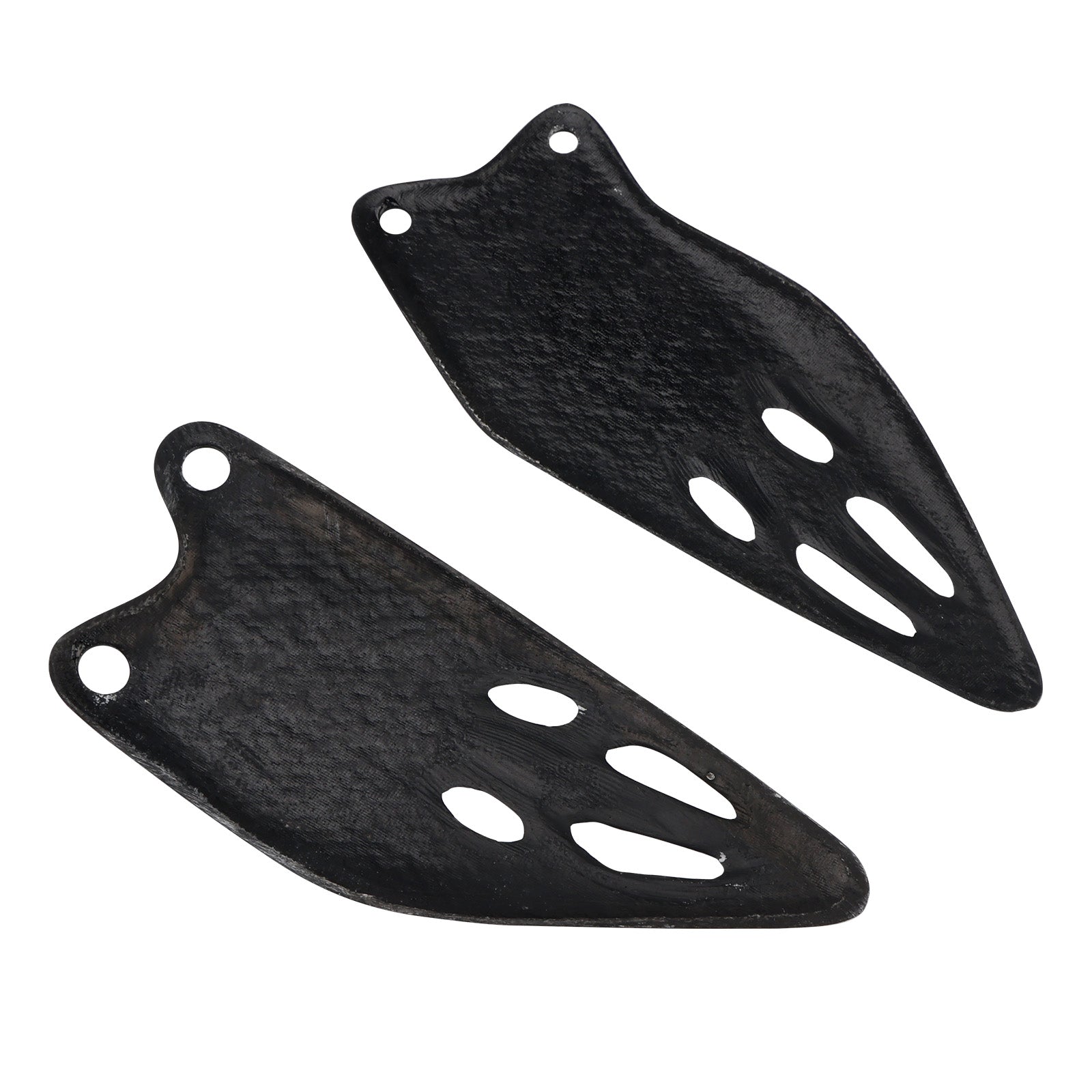 Real Carbon Fiber Foot Protection Board For Kawasaki ZX-6R 636 2019-2025