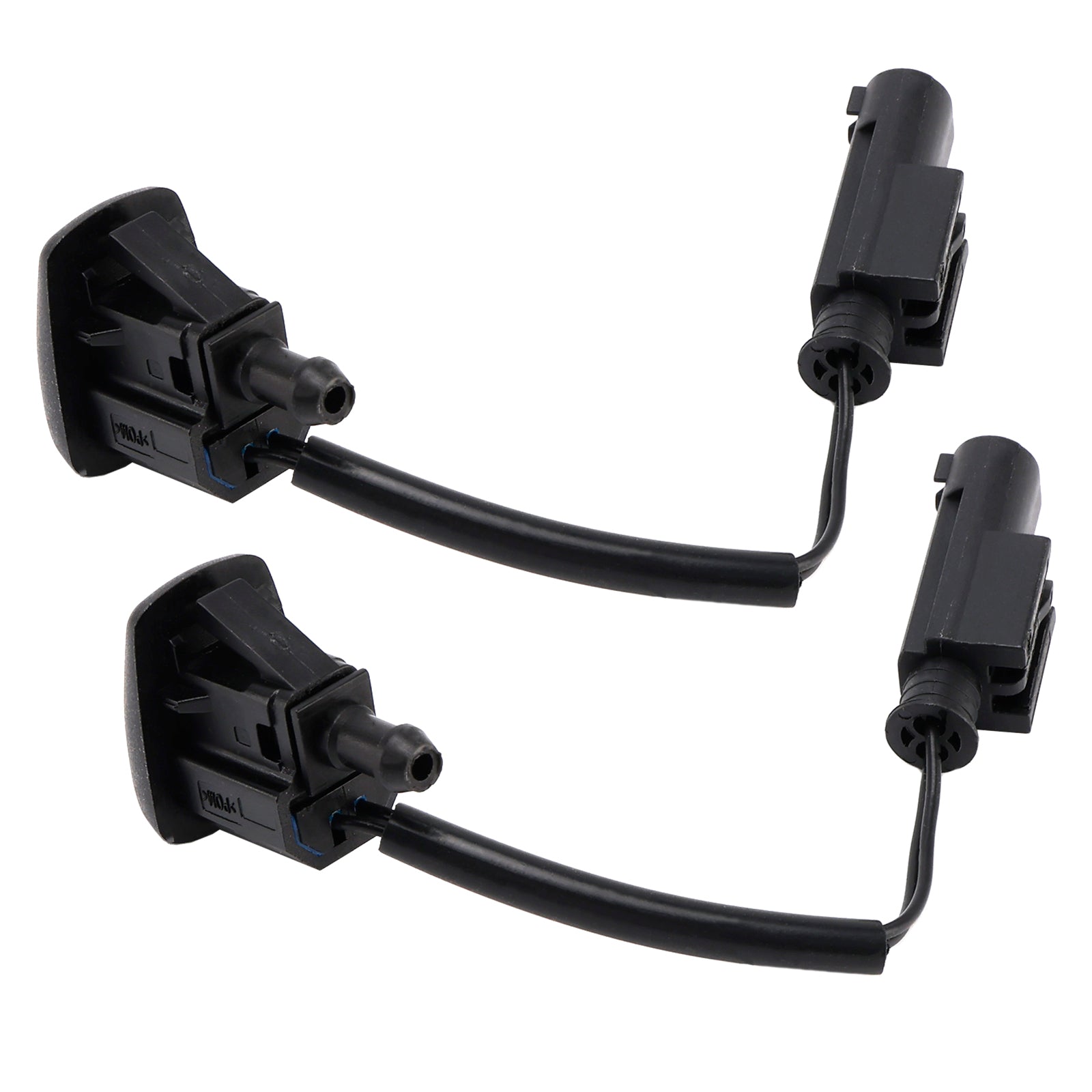 BMW E63 E64 645Ci 650i 2pcs Windshield Washer Nozzles Spray Jet 61667054445