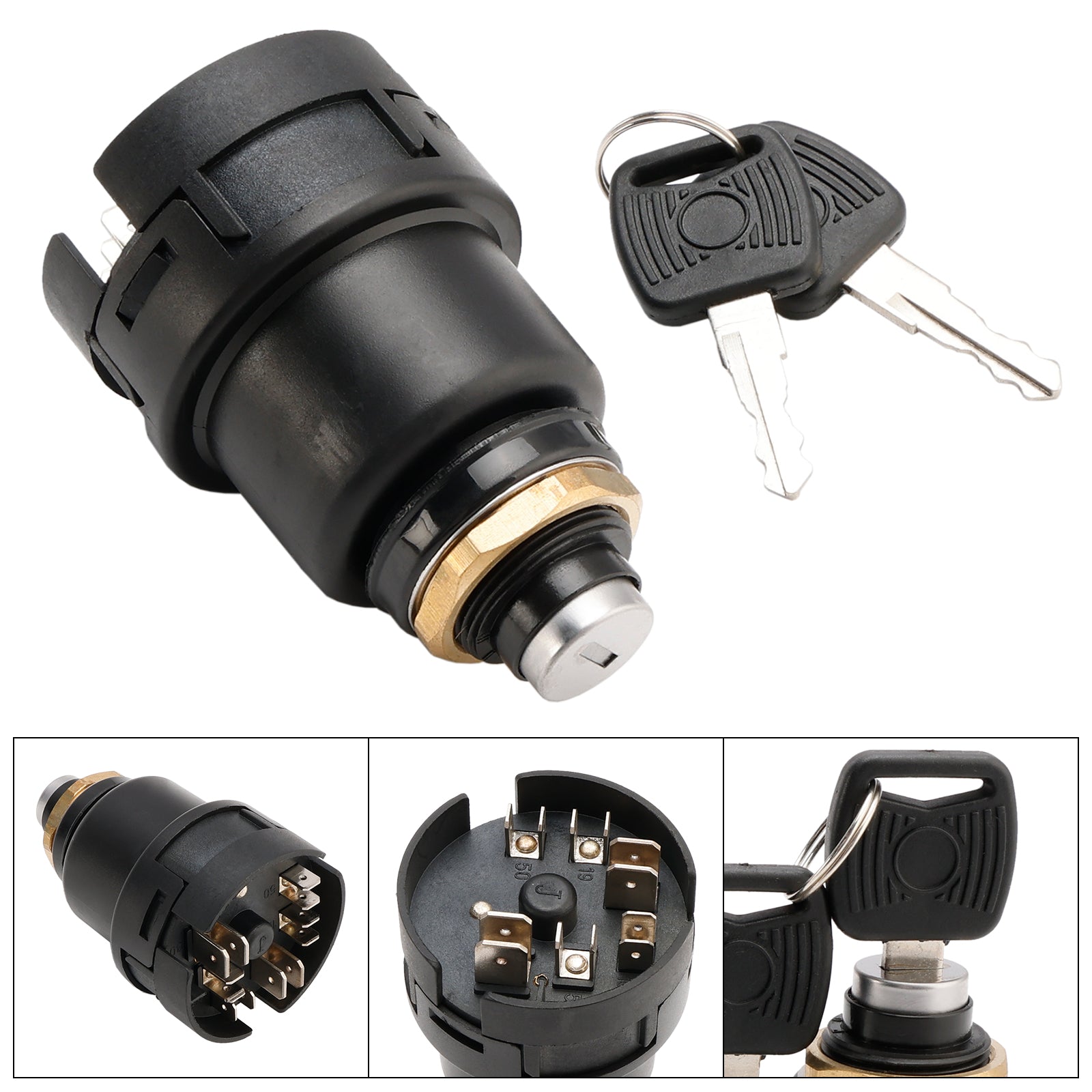 Ignition Switch Fits For YUCHAI Excavator 60 85 135 230-8 COBO Heavy equipment