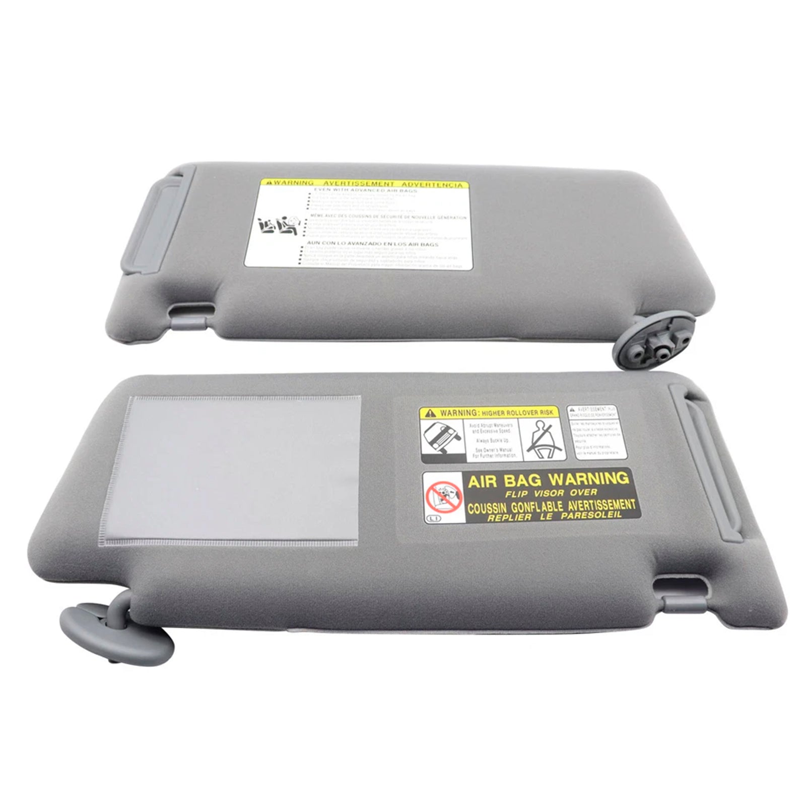 2013-2018 Nissan Altima 2PCS Gray Sun Visor Left & Right 74320-04181-B1 74310-04181-B1