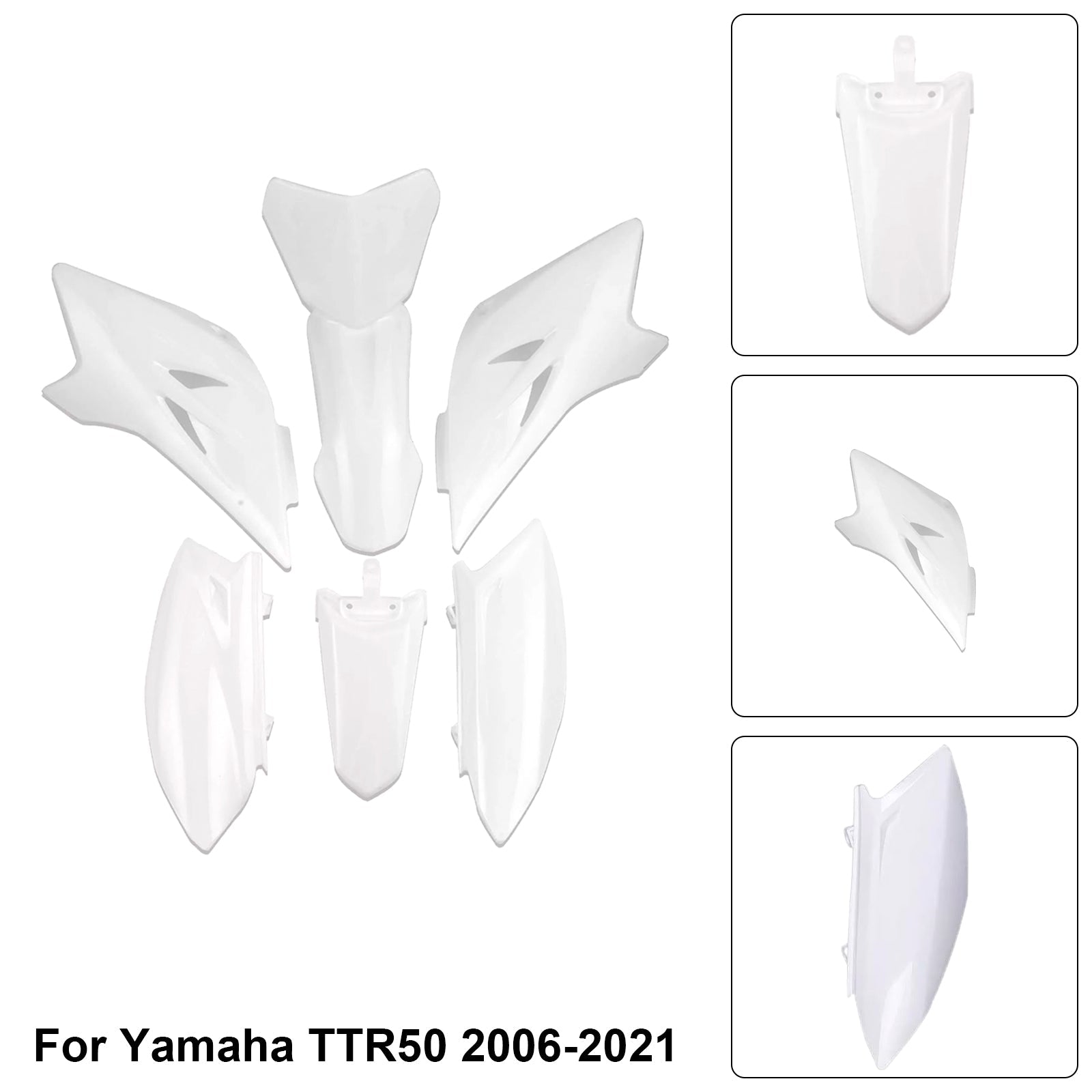 2006-2021 Yamaha TTR50 Body Plastic Kit Front Rear Fender Fairing