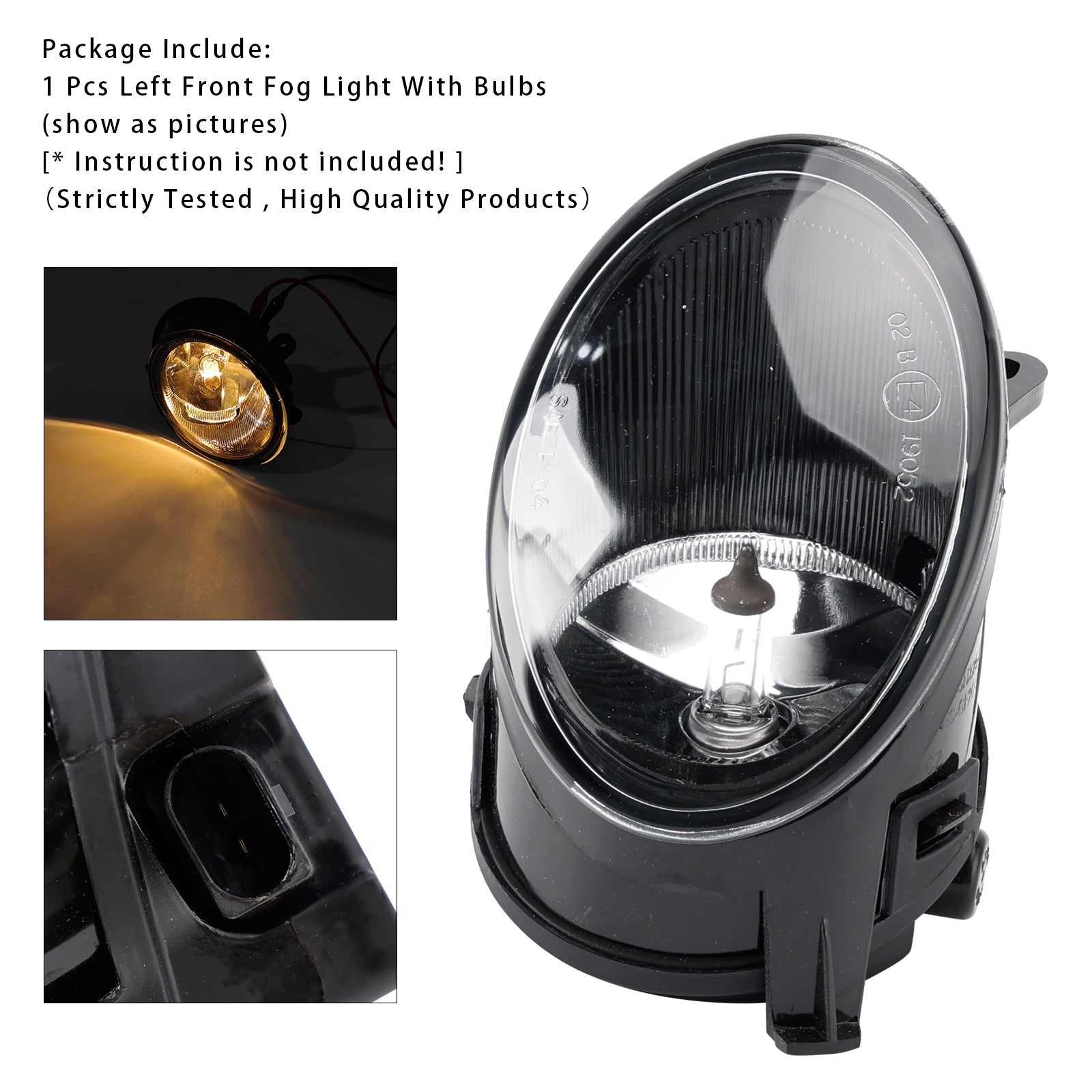 2005 2006 2007 2008 아우디 A6 C6 1개 왼쪽 앞 범퍼 안개등