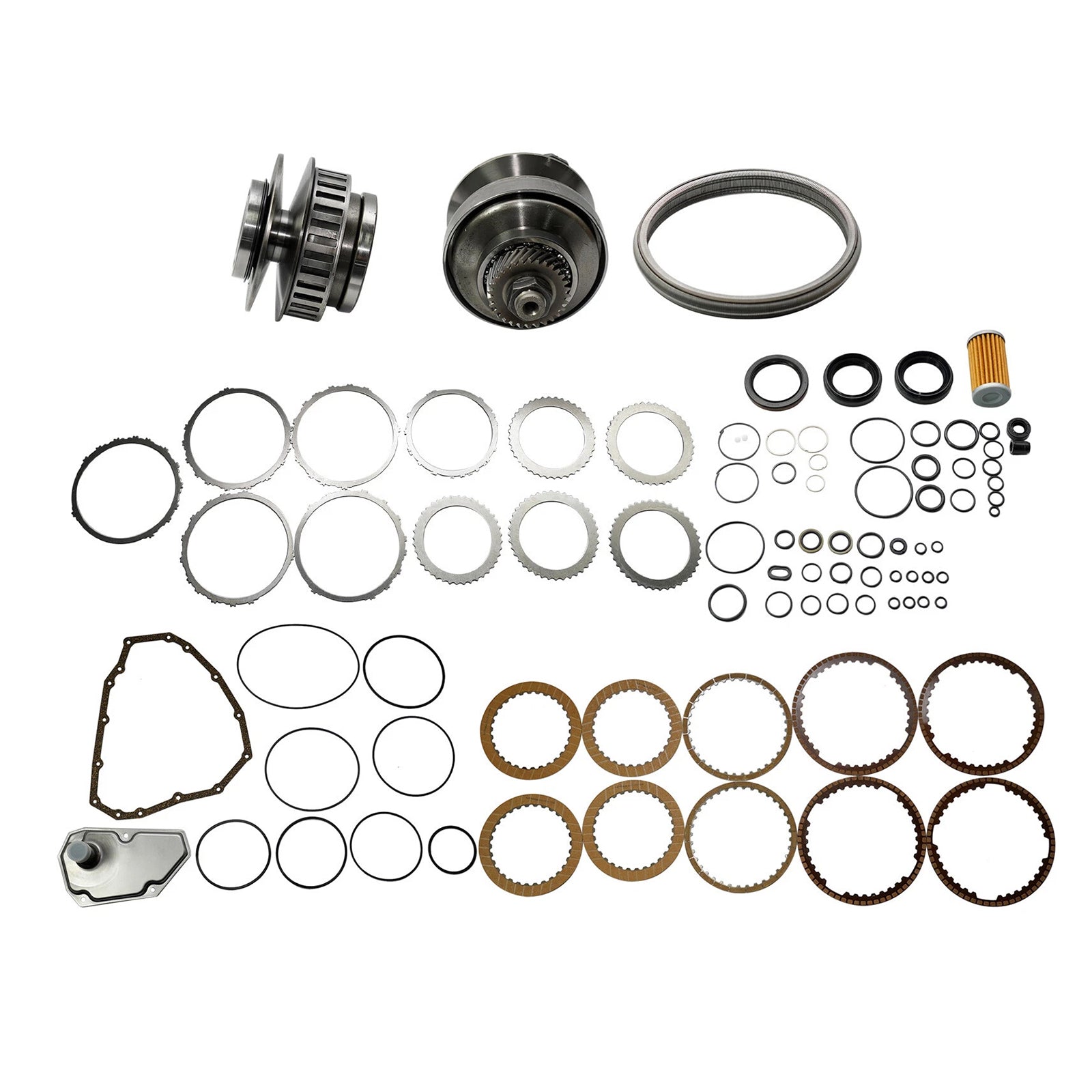 2014-2015 MITSUBISHI GALANT FORTIS L4 1.8L Transmission Master Rebuild Kit & Pulley W/ Belt JF015E RE0F11A 29T