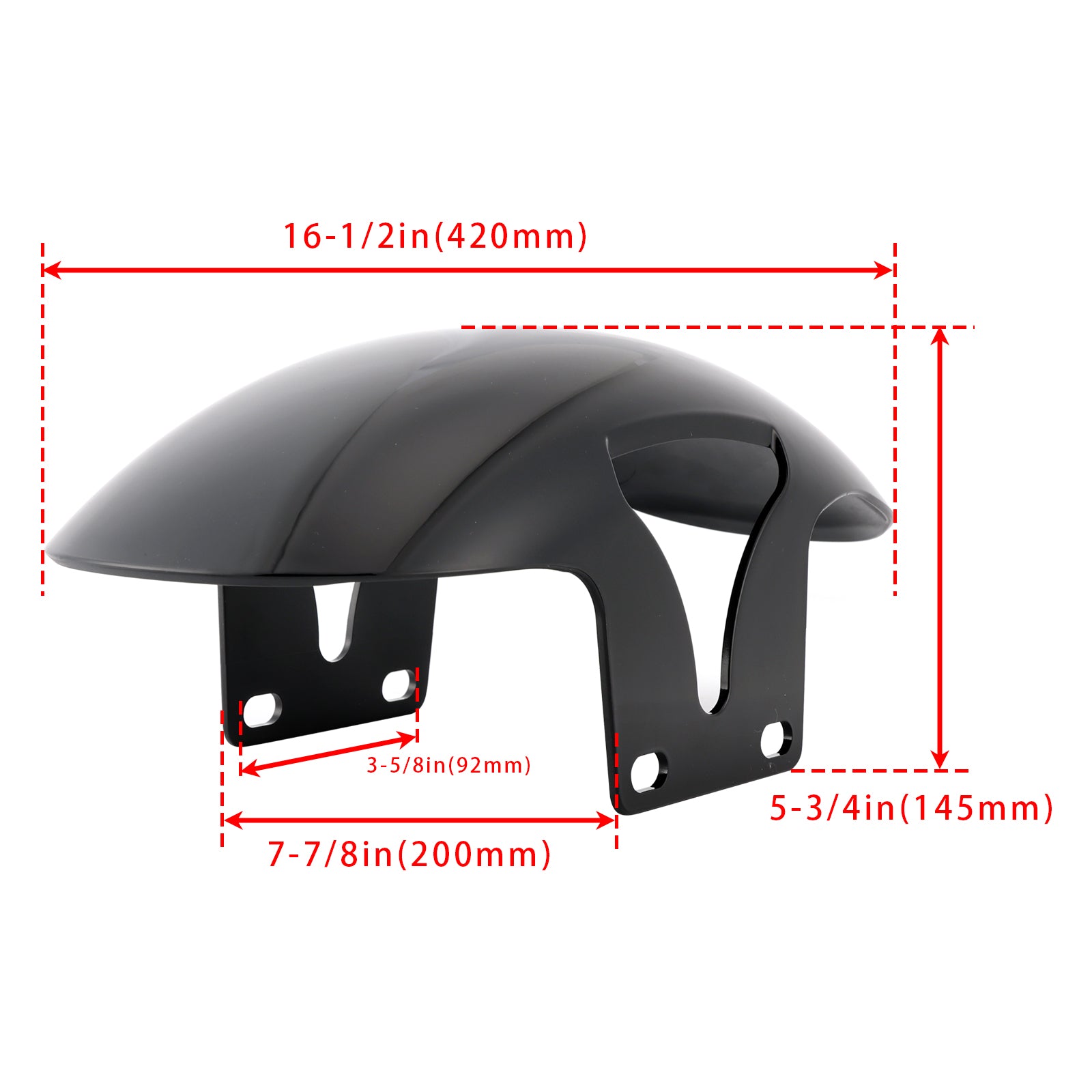 2018-2024 Harley-Davidson M8 Softail Fatboy Short ABS Front Fender