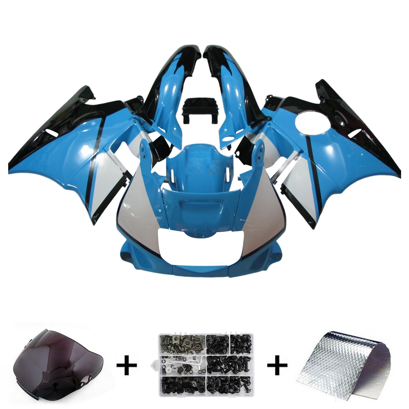 Honda CBR600 F2 1991-1994 페어링 키트 차체 플라스틱 복근