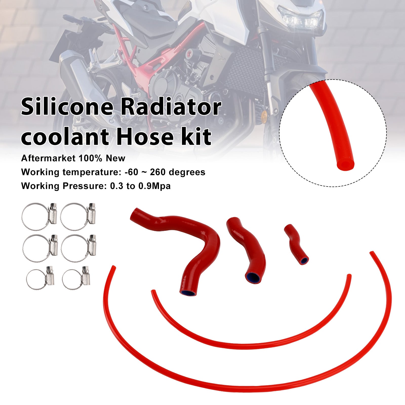 2023-2025 Honda CB750 Hornet Silicone Radiator coolant Hose