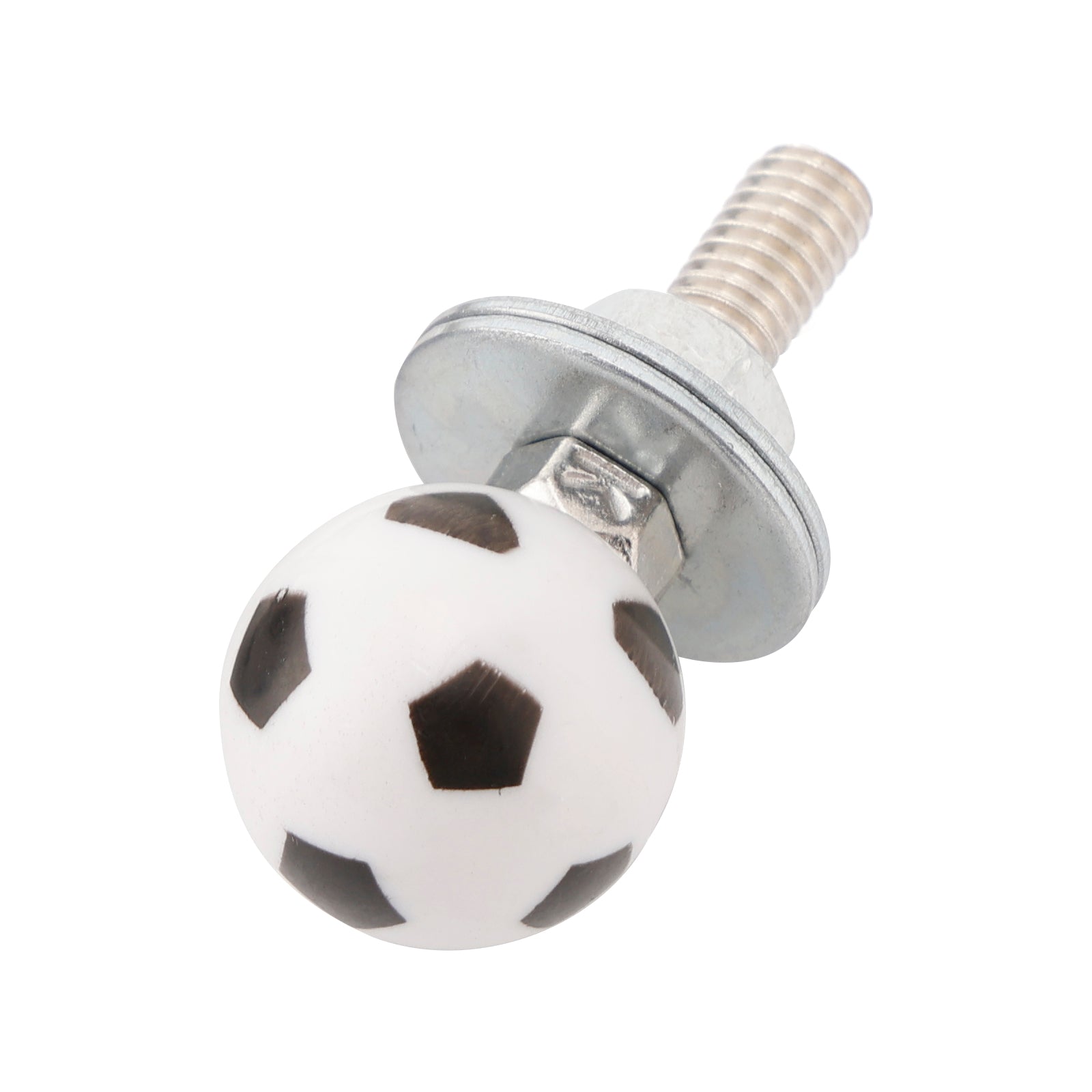 M6 Plastic Custom Head Soccer License Plate Frame Screws Bolts Hardware X4