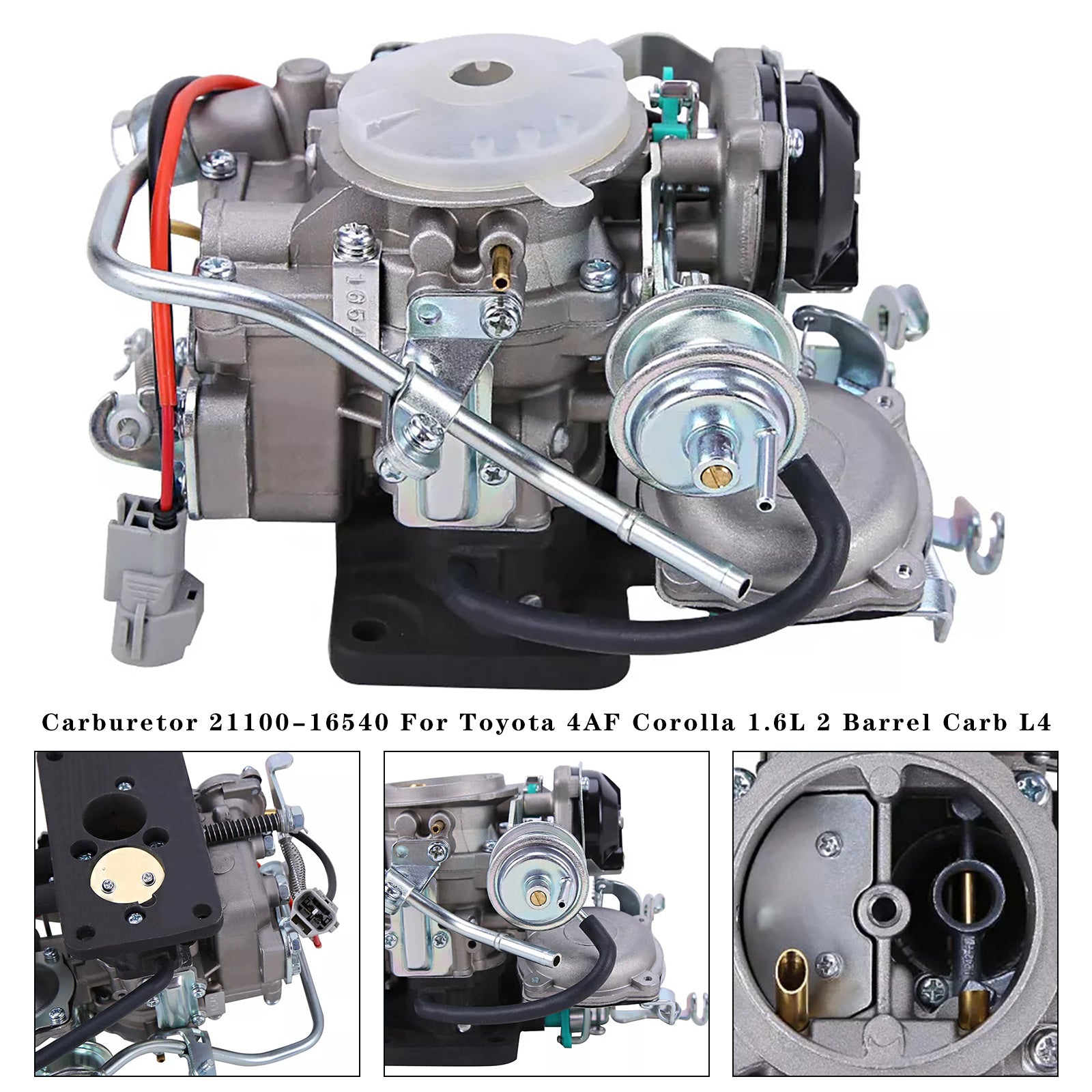 Carburetor 21100-16540 For Toyota 4AF Corolla 1.6L 2 Barrel Carb L4