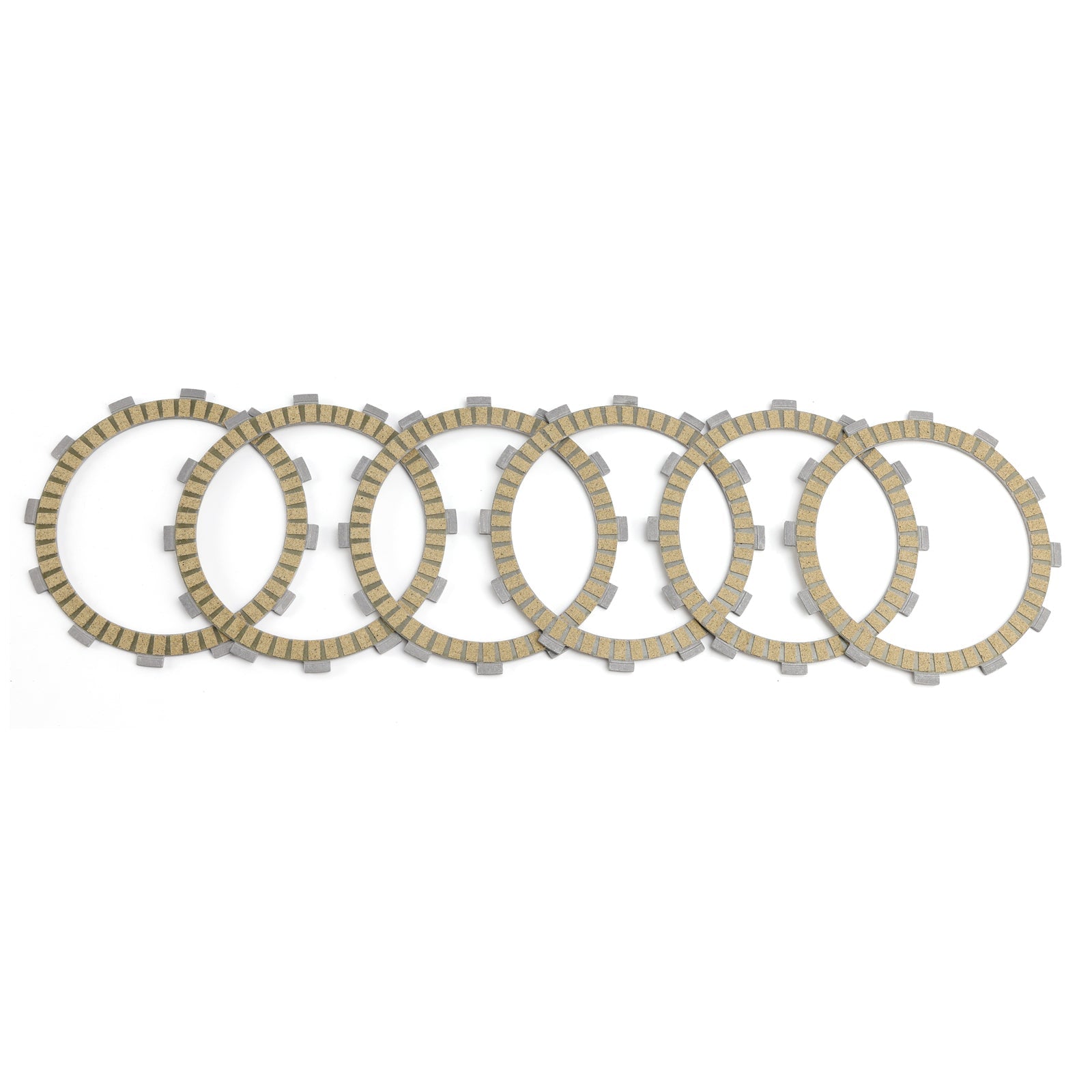 Clutch Friction Plate Kit for Kawasaki KR250 KR-I 1988-1989 KR-IR 1989-1990