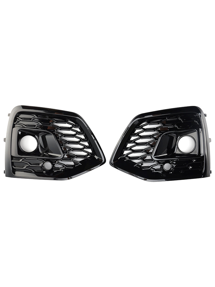 2021-2025 Audi Q5 SQ5 S-Line RSQ5 Style Front Fog Lamp Grille Cover Black