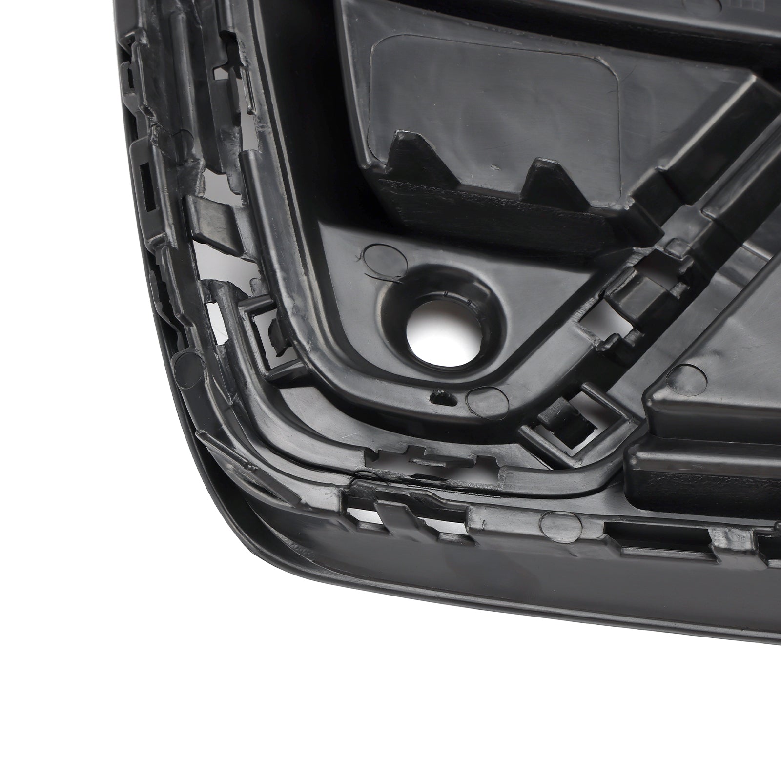 2019-2022 Audi Q3 S-Line 2PCS Gloss Black Front Bumper Grille Cover