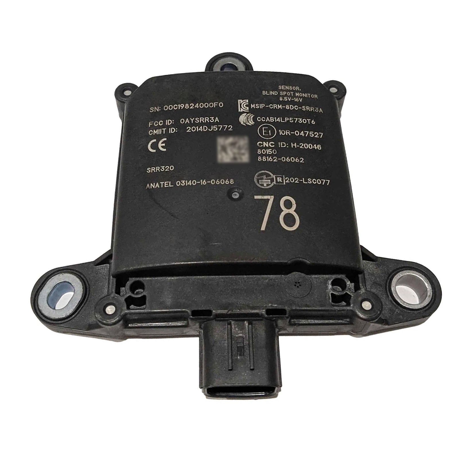 2019-2020 For Lexus ES350 3.5L V6-Gas Rear Blind Spot Radar Sensor Module 88162-06062