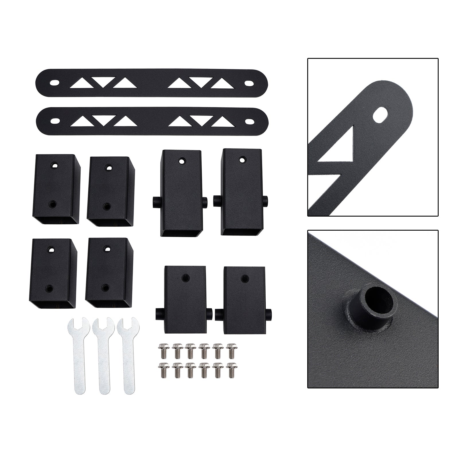 Driver & Passenger Seat Raiser Adaptor Kit For Polaris Rzr Pro Xp 20-23 Turbo